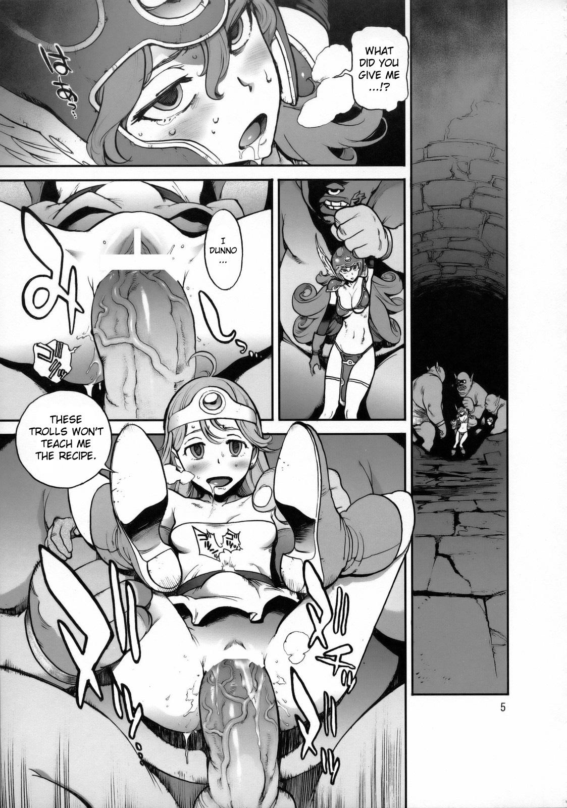 Hard Core Sex Boukensha-tachi no Ori | Prison of Adventurers - Dragon quest iii Vibrator - Page 4