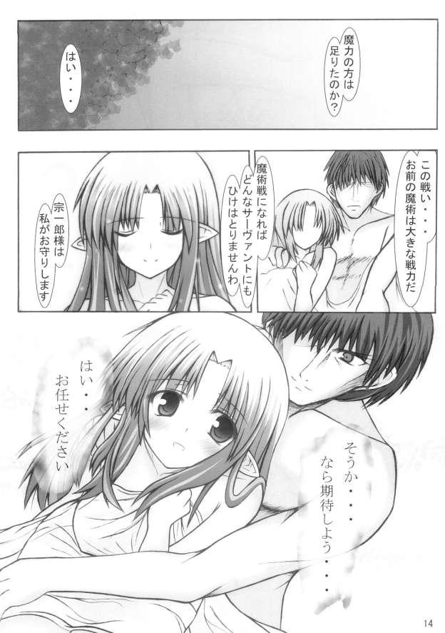 Guyonshemale mikire night - Fate stay night Gay Solo - Page 13