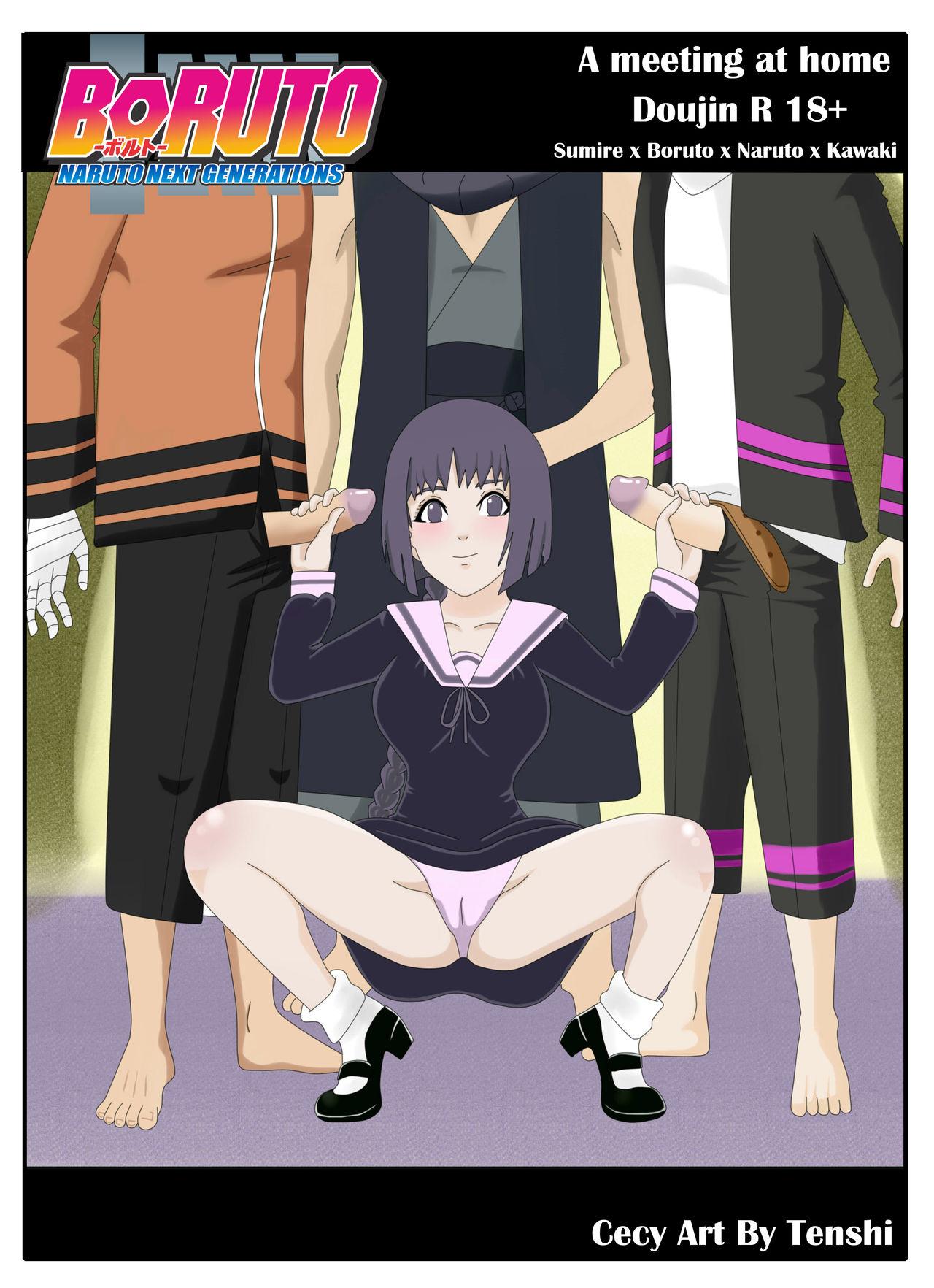 Skinny A Meeting at Home - Boruto Teenager - Picture 1