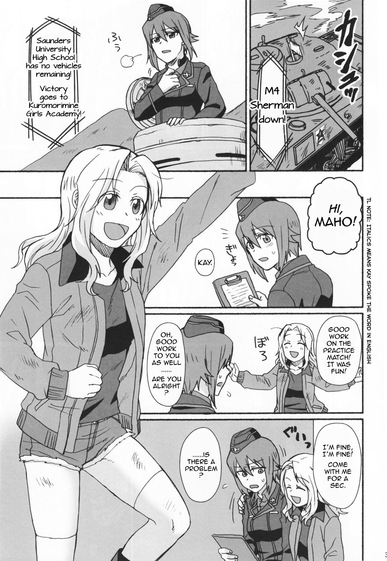 Tiny Titties Go Go Ahead! - Girls und panzer Masseur - Page 2