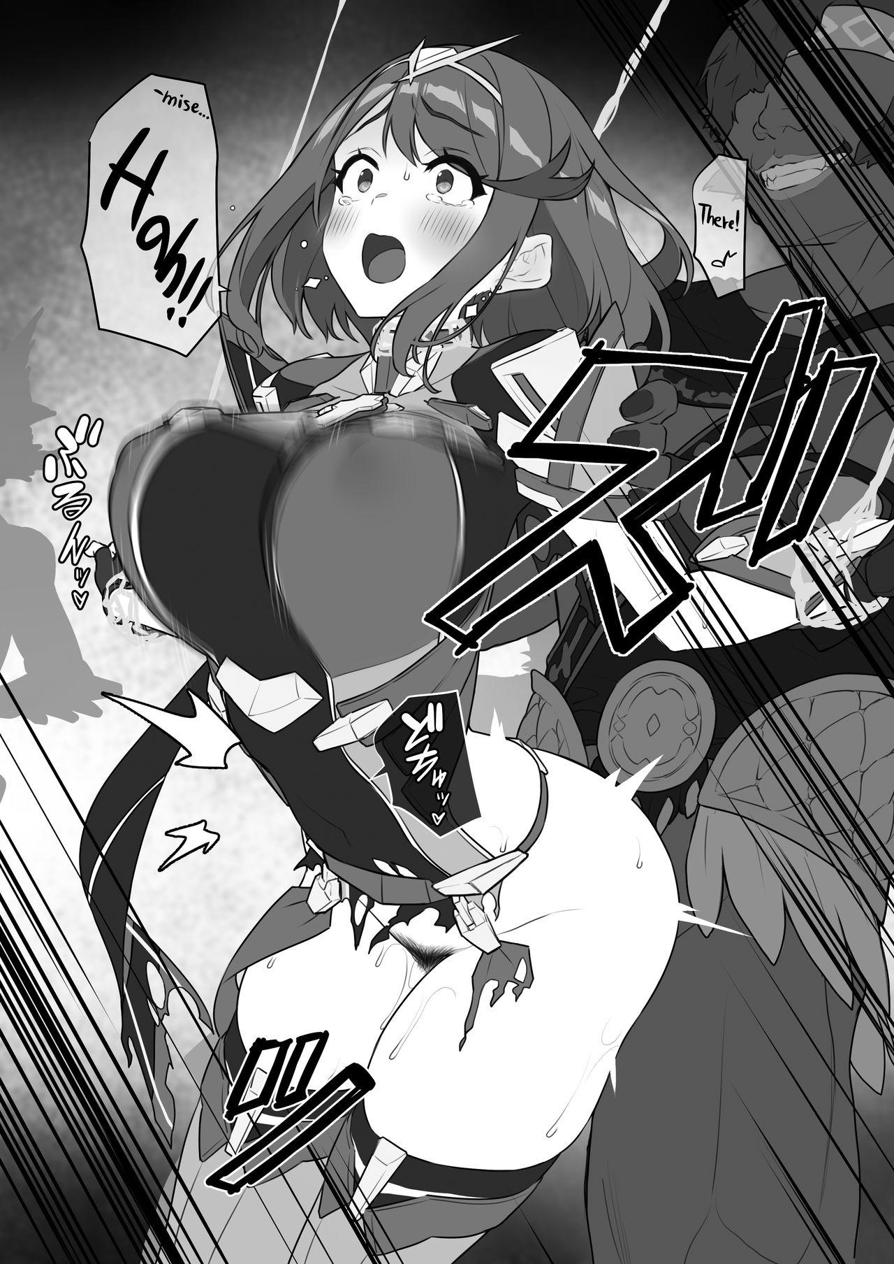 Hairy Sexy Homura-chan no Junan | Pyra's Suffering - Xenoblade chronicles 2 Outdoor - Page 9