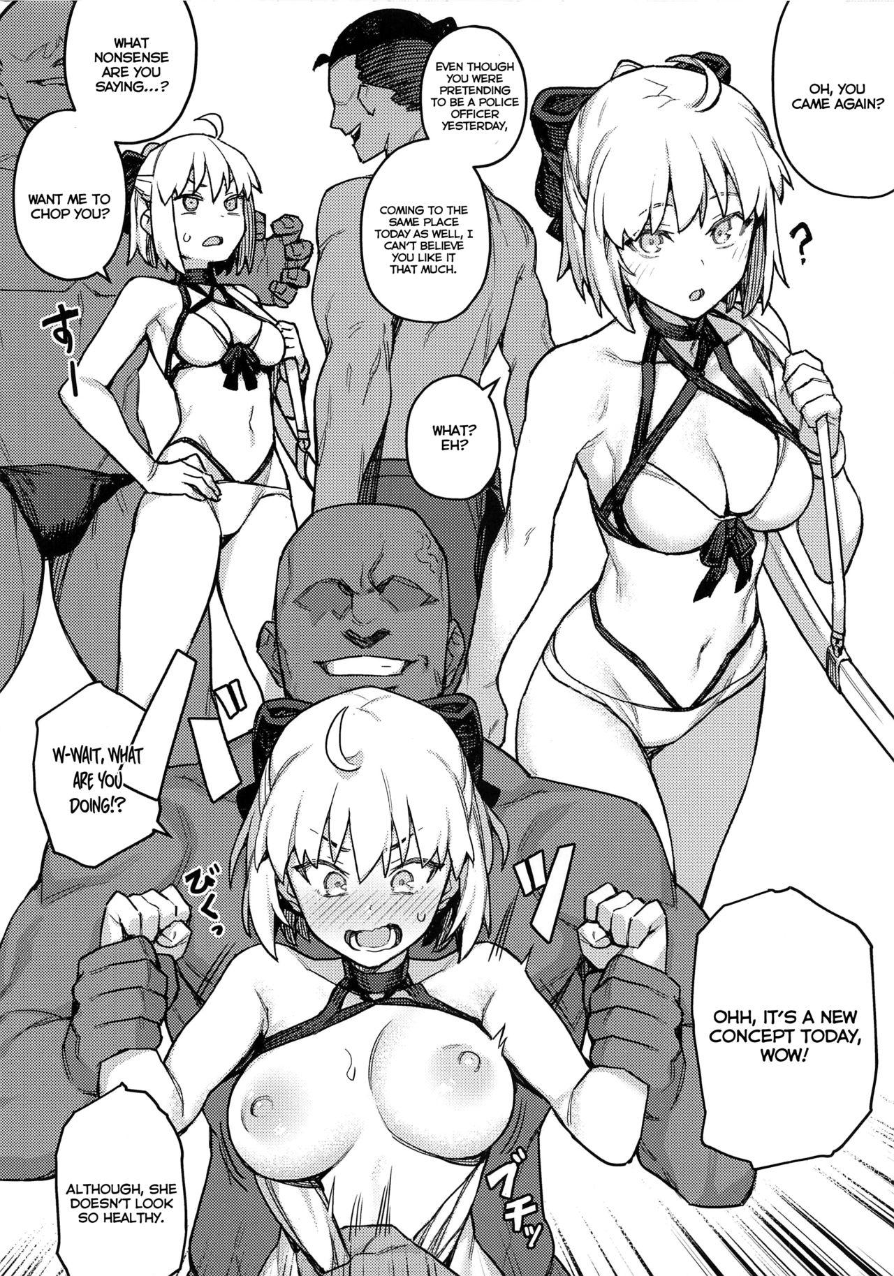 Wrestling H Material 2 - Fate grand order Trans - Page 9