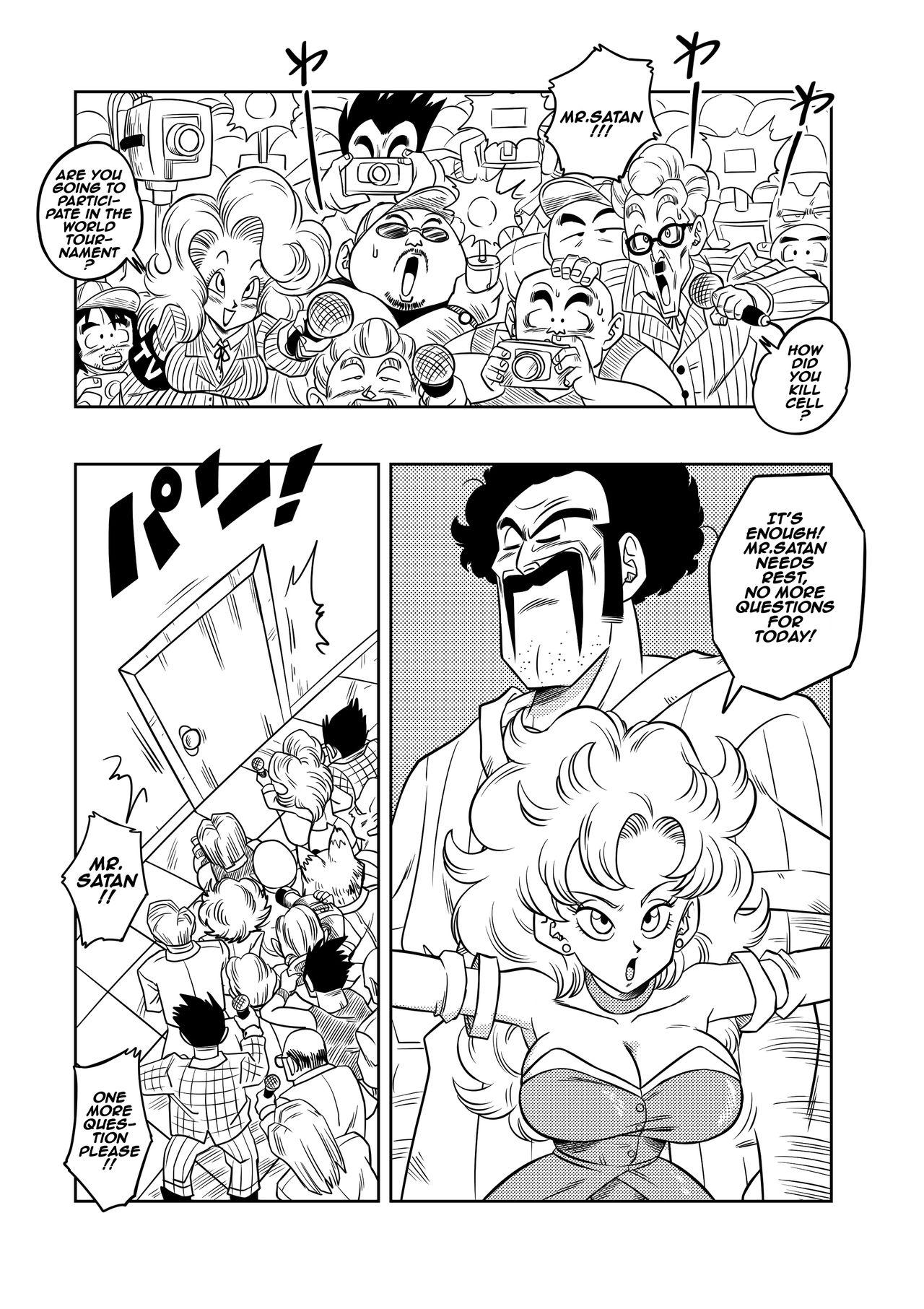 Bigass Mister Satan no Himitsu no Training | Mr. Satan's Secret Training - Dragon ball z Piercings - Page 3