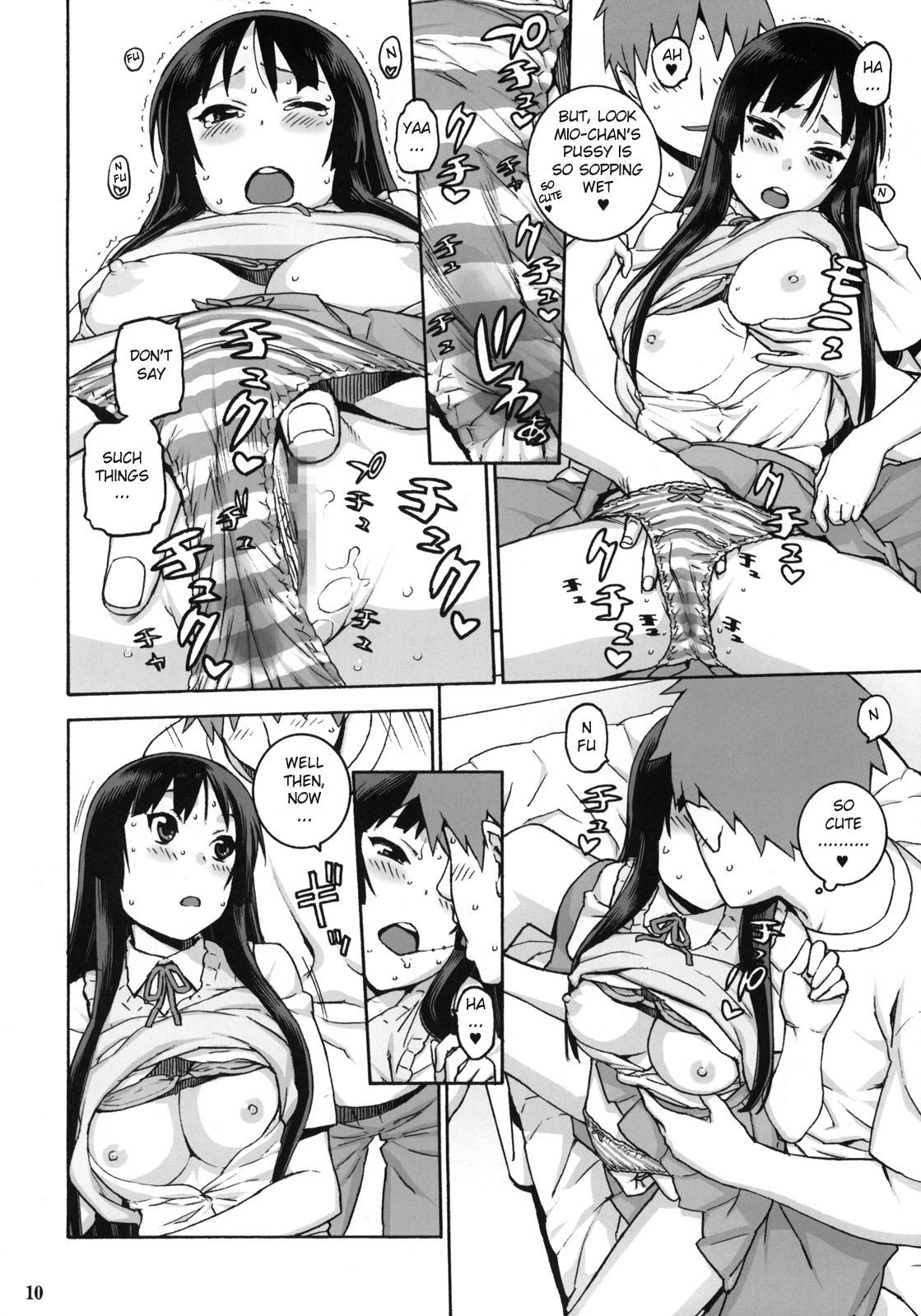 Flogging Suki Suki Mio-chan - K-on Jerking Off - Page 9