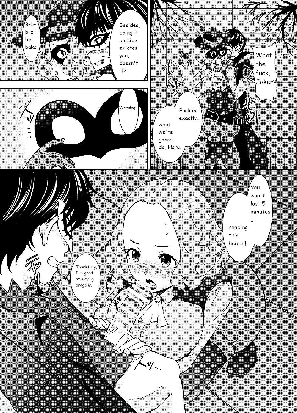 Panocha Haru no Kokoro o Choudai suru | Have Kokoro of the Haru - Persona 5 Dick Sucking - Page 8