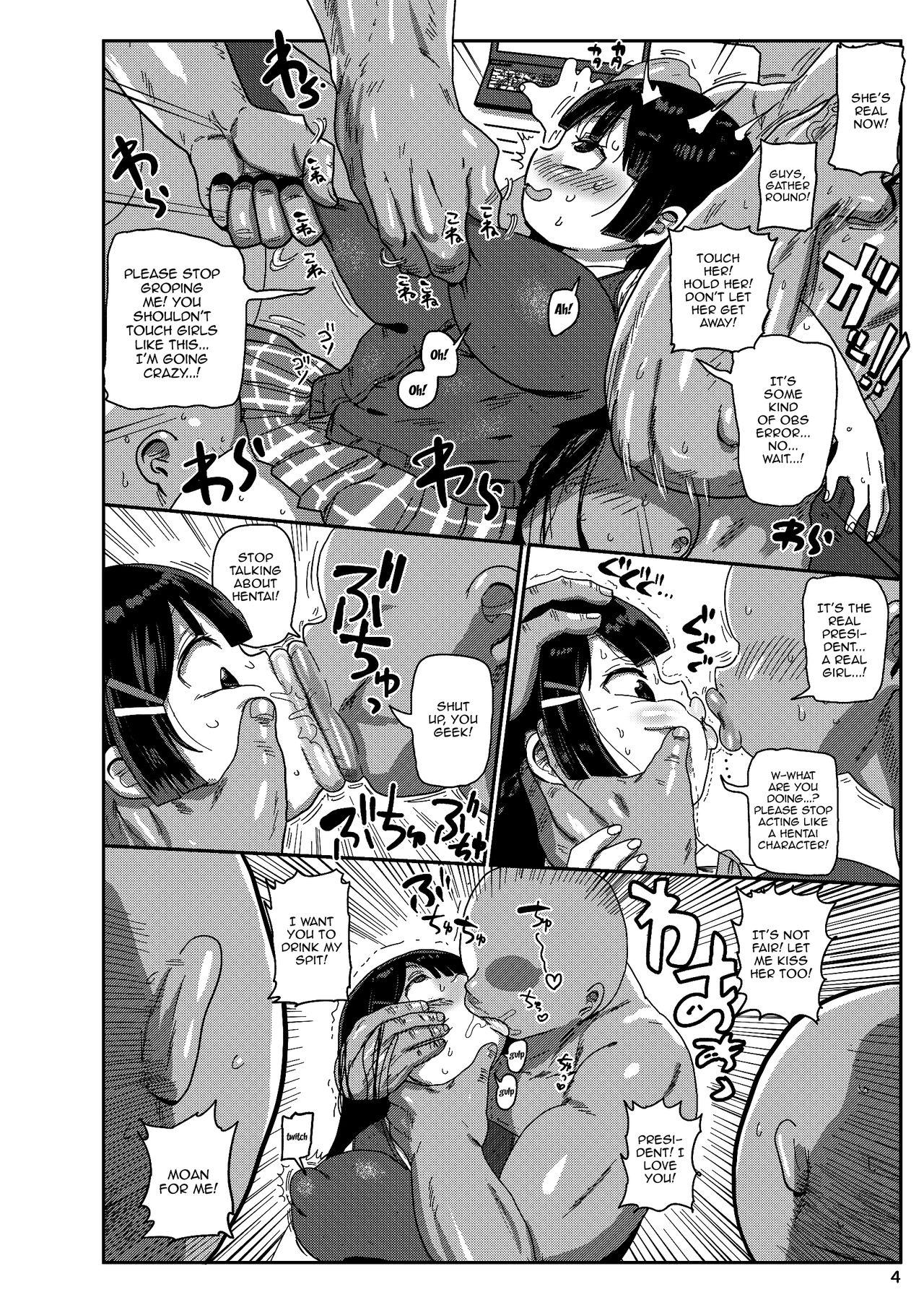 Ass Worship Tsukino Iinchou to Mob Shuujin-tachi | Commitee Chairman Tsukino And The Prisoner Background Characters Bondagesex - Page 3