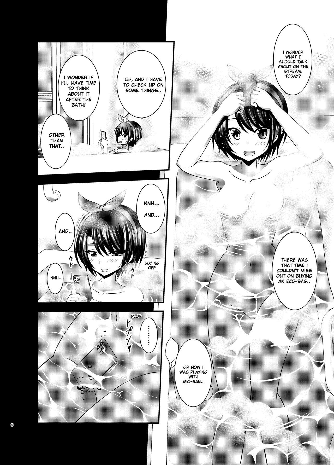 Bedroom Haishin Gamen no Mukougawa | The other side of the broadcast Orgasmus - Page 6
