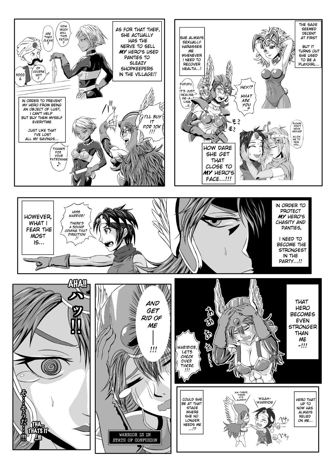 Cum On Pussy Onna Senshi ∞ Mudhand Jigoku | Female Warrior~ Mudhand Hell - Dragon quest iii Sofa - Page 5