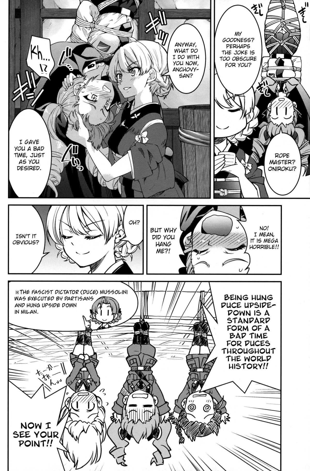 Hardcore Gay Nawashi Dar-sama Duce o Duce suru - Girls und panzer Spy - Page 9
