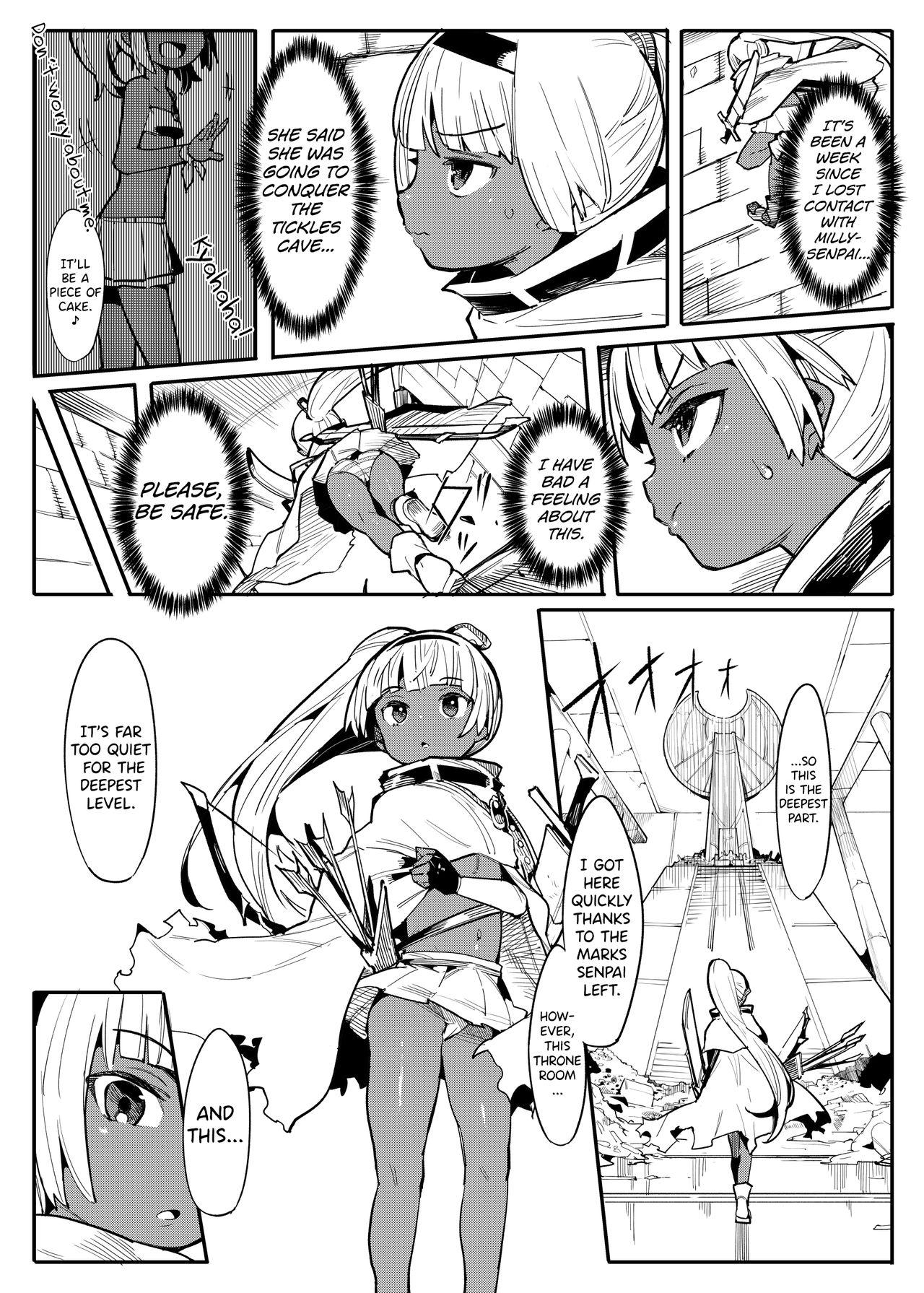 Milk Bishoujo Touzoku Kusuguri Trap Dungeon! 2 | Pretty Thief Tickling Trap Dungeon 2 - Original Cocksucking - Page 4