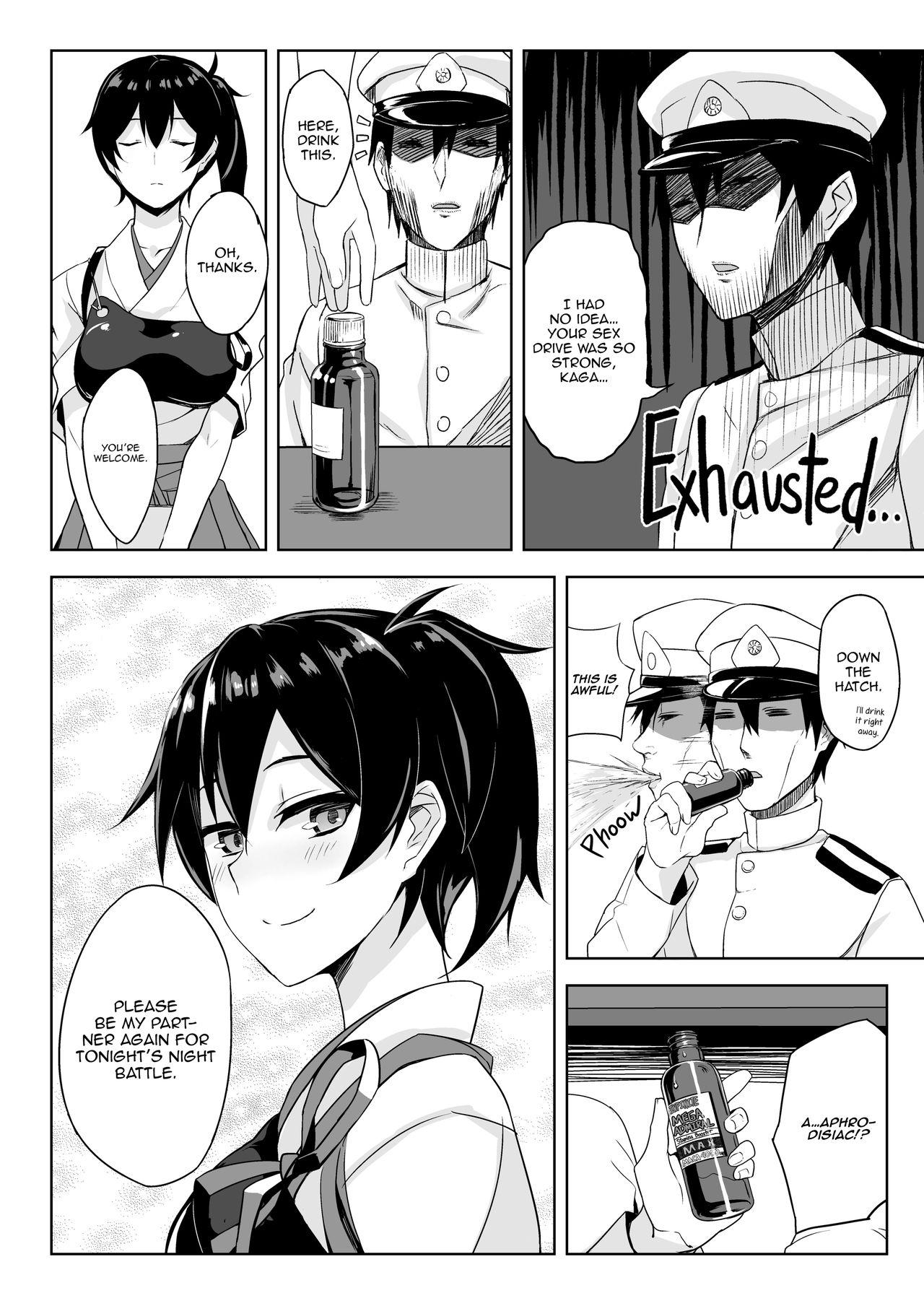 Girlnextdoor Hishokan Kaga no Nayamigoto | Worries of the Secretary Ship Kaga - Kantai collection Ass Fucked - Page 22