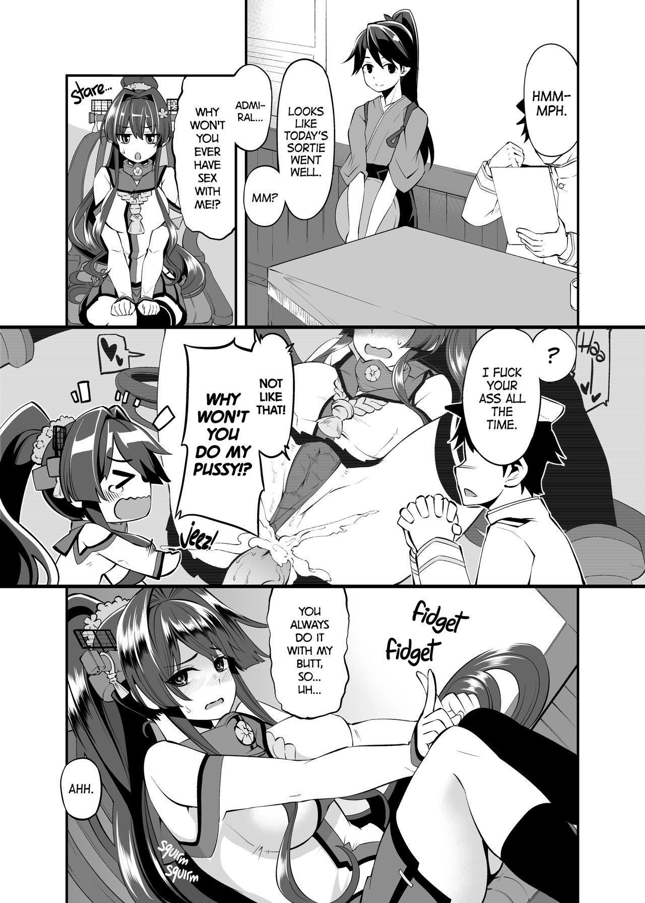 Large Onaho Yamato Oshite Mairimasu | Onahole Yamato Reporting for Duty - Kantai collection Threeway - Page 6