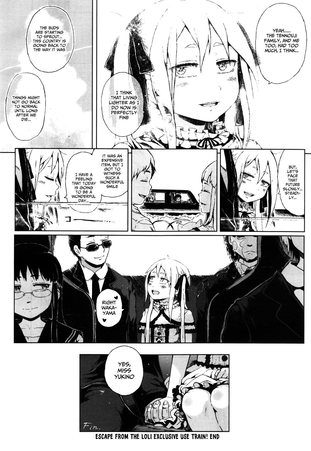 Fellatio Dasshutsu! Chibikko Senyou Sharyou Zenpen | Escape! From the Lolitrain Ch. 2, 3 Foreskin - Page 53