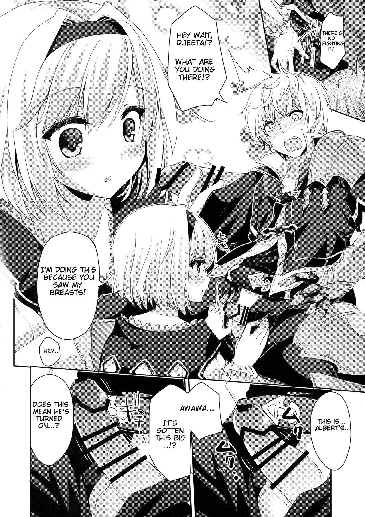 Bigblackcock Kimi ni Kanden Chuuihou | Your Electric Shock Warning - Granblue fantasy Ejaculations - Page 7