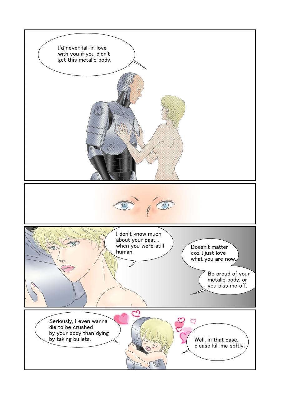 Gay Emo Robokoppu 7P Manga My Metal Lover Eigo-ban - Robocop Spread - Page 6