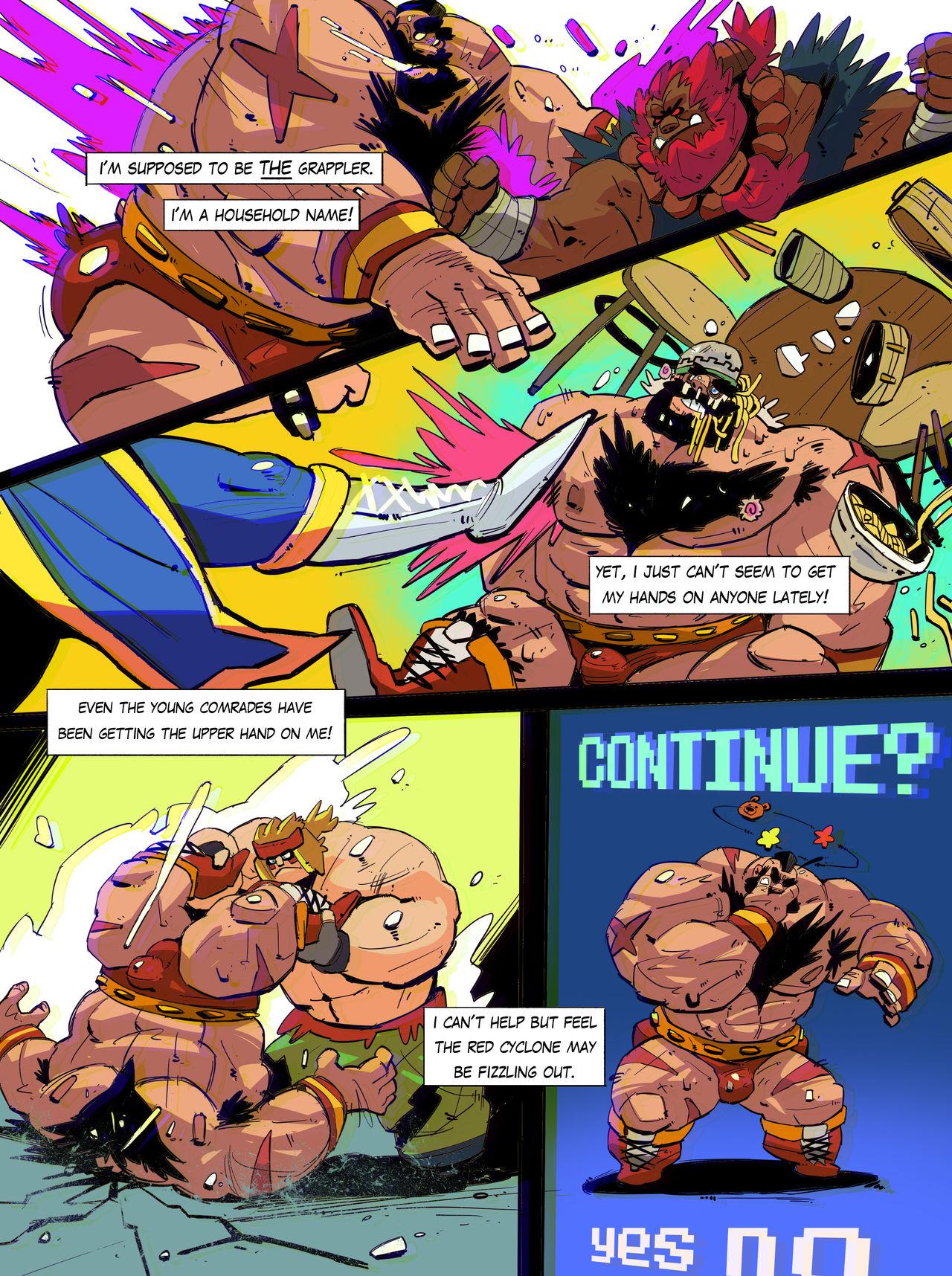 Eng Sub Furry Fighter - Street fighter Sloppy Blow Job - Page 4