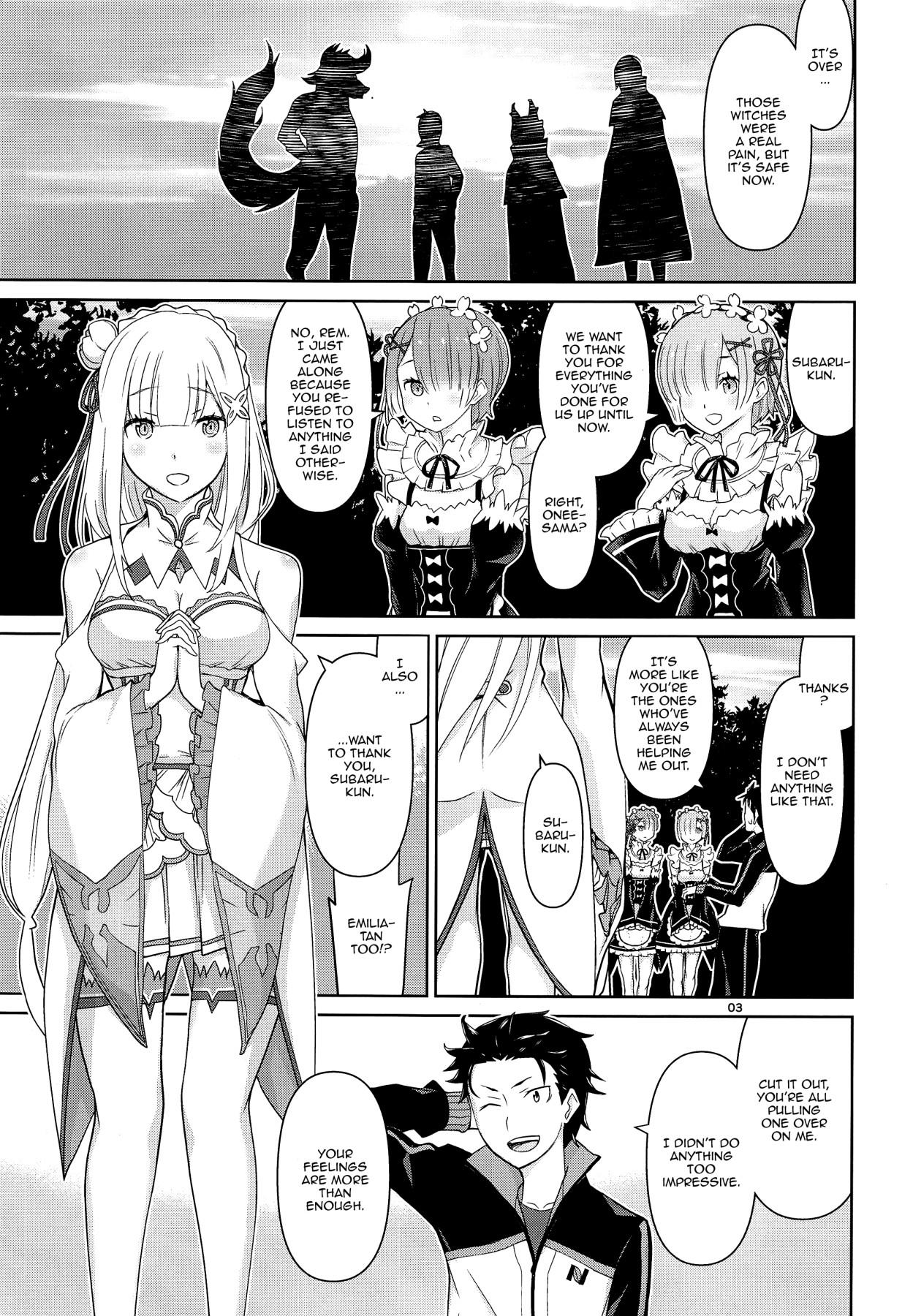 Husband Twin Candy - Re zero kara hajimeru isekai seikatsu Eating - Page 2