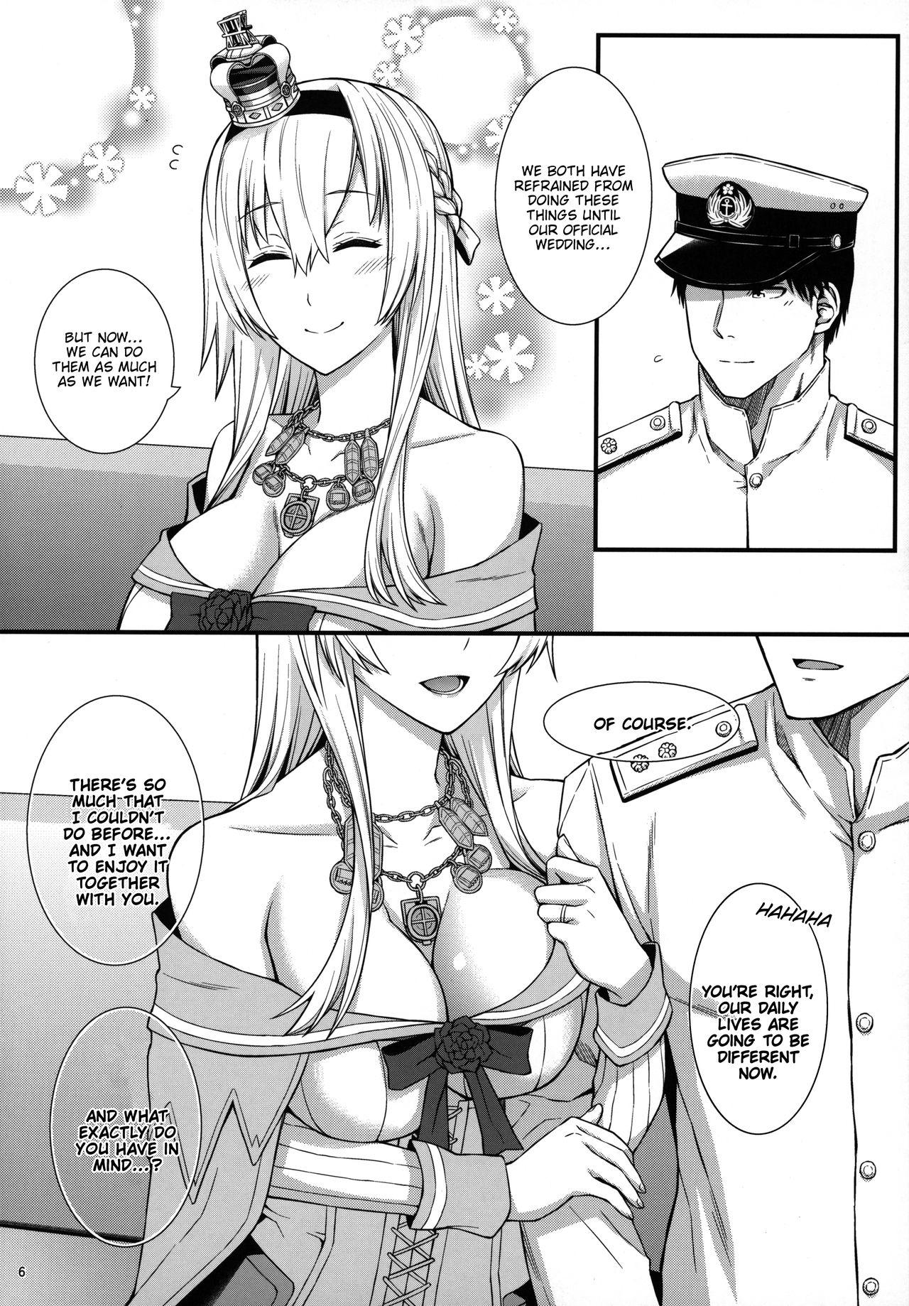 Exgf War-sama wa Seiyoku ga Tsuyoi. | Her Majesty Warspite has a strong sex drive. - Kantai collection Seduction Porn - Page 7