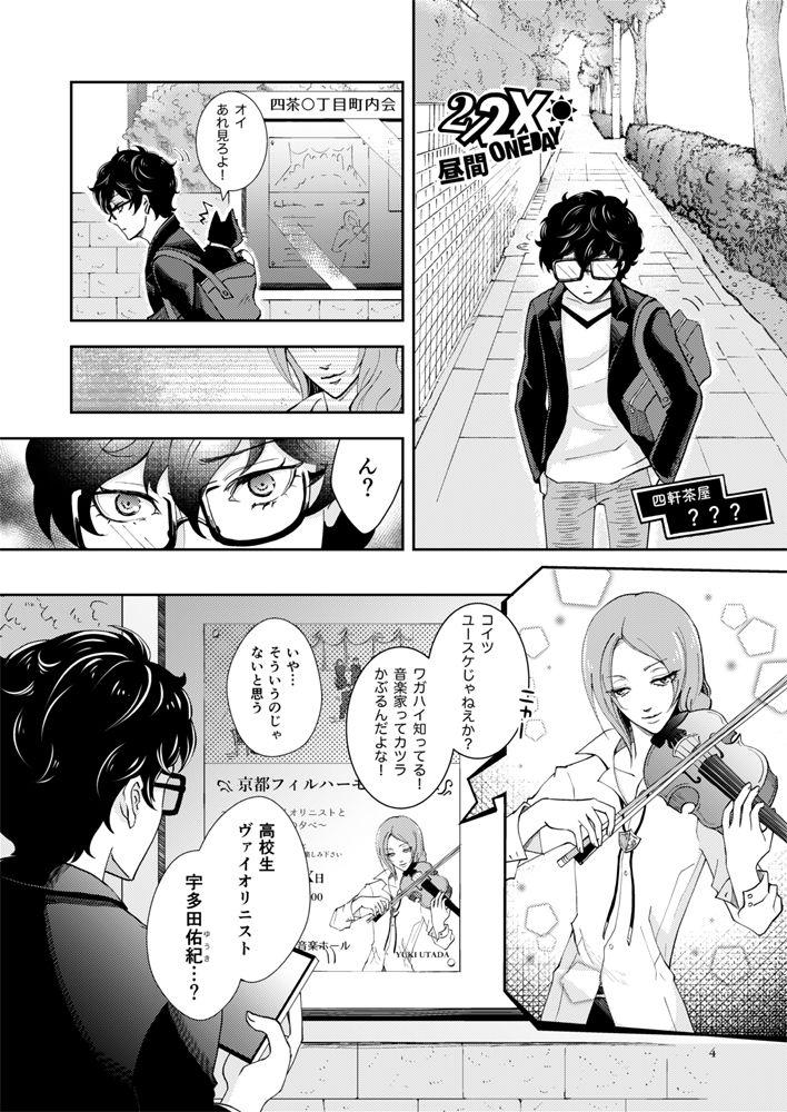 Brunette [Machi @ 12 Tsuki Maki Fuji Shinkan] [Web Sairoku] Shu Kita Shoki-an Yuusuke Mein ( ? ) Manga - Persona 5 Dotado - Page 2
