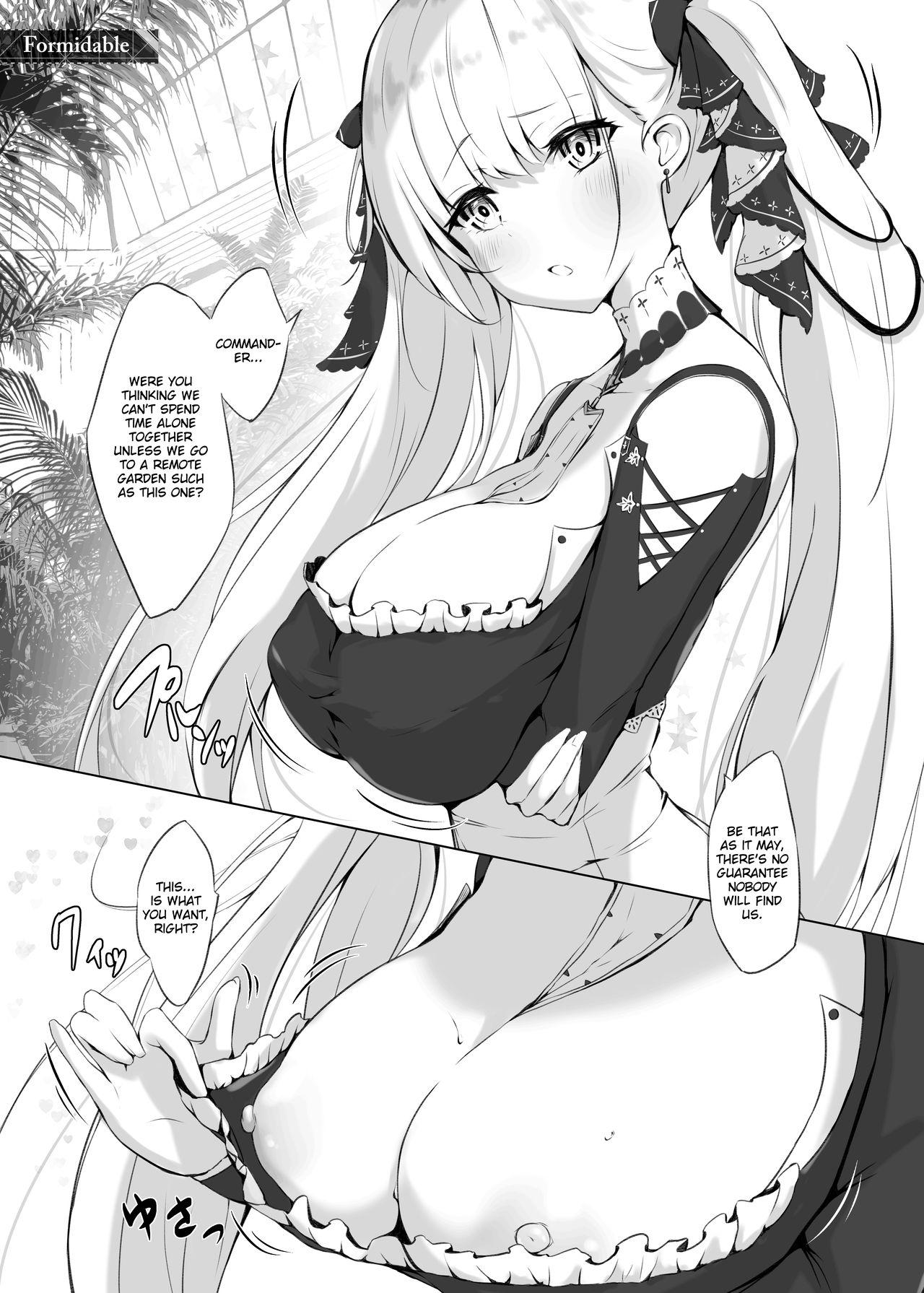 Asslicking Ecchi o Suru no ni Koko wa Semasugiru! - Azur lane Chudai - Page 4