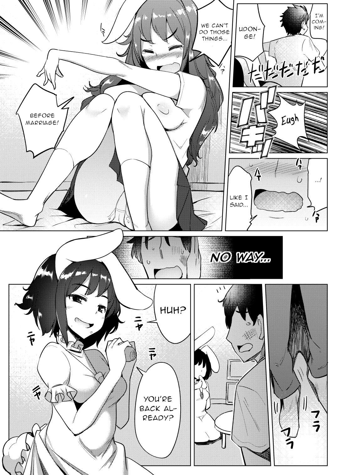 Balls Kanojo ga Hatsujouki nanoni Uwaki Shite Tewi-chan to Sex Shita - Touhou project Gay Massage - Page 9