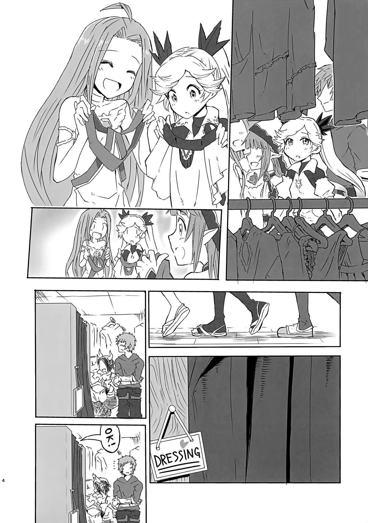 Amateur Teen (Zenkuu no Hasha 15) [Onibi Kuudan (Onibi)] Io-chan to Gran-kun ga Ichaicha H Shichau Hon (Granblue Fantasy) - Granblue fantasy Livecams - Page 3