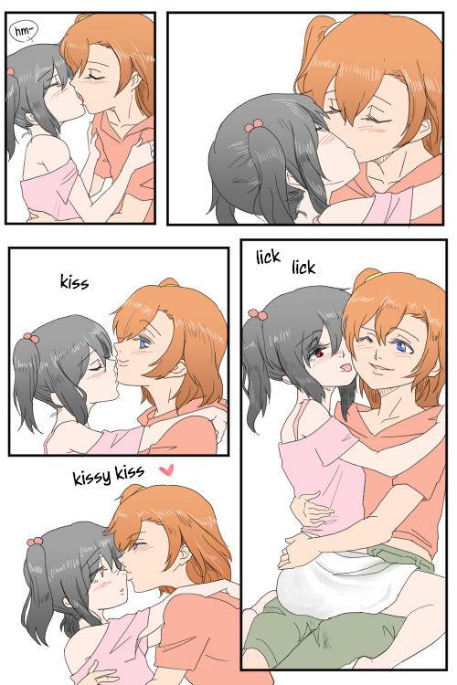 ほのにこがちゅっちゅﾁｭﾝﾁｭﾝしてるだけ | A Manga where Honoka and Nico-chan only do kissy kissy lovey dovey stuff! 4