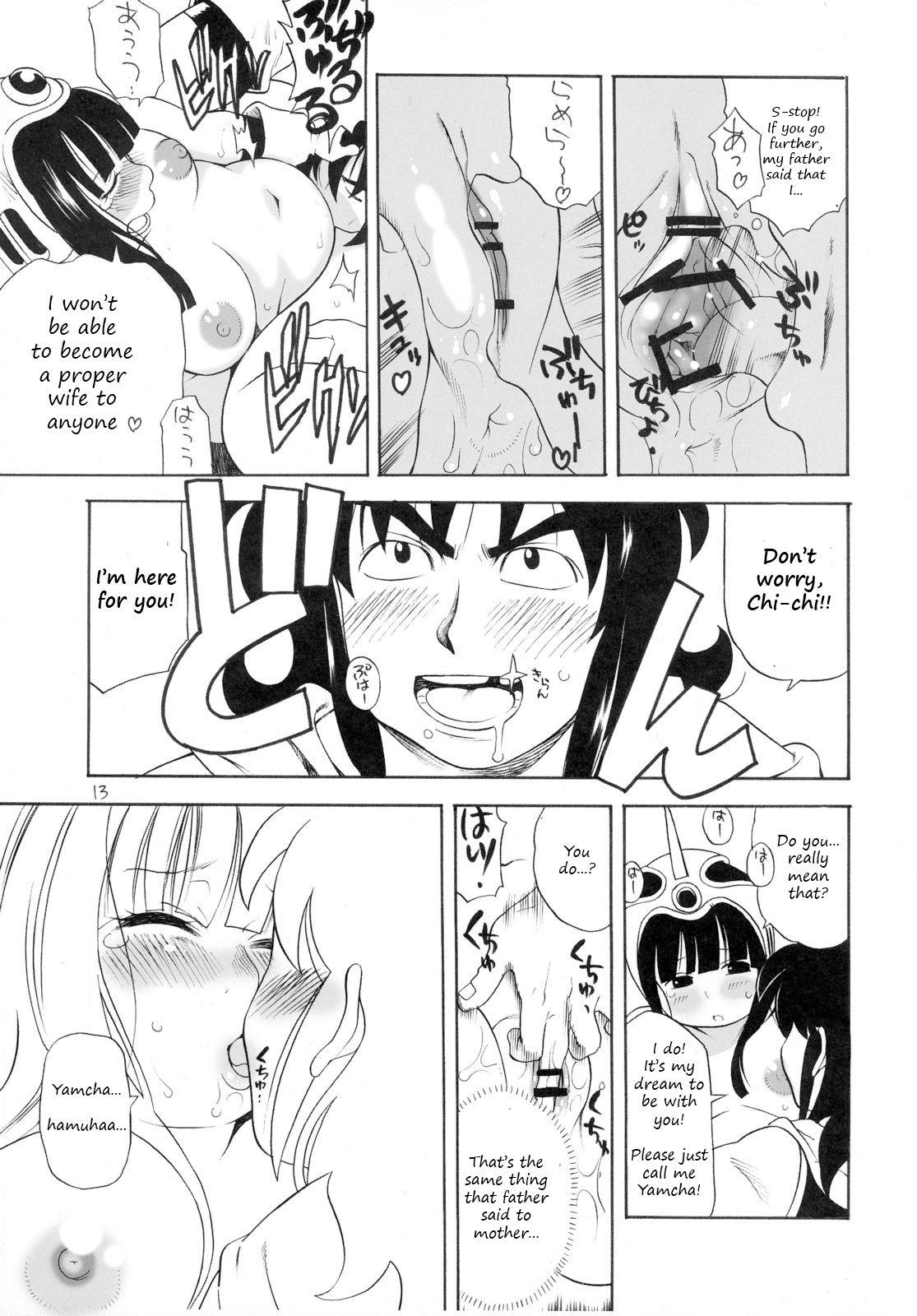 Tribbing muchi-chichi | Ignorant Chichi - Dragon ball Girlfriends - Page 12