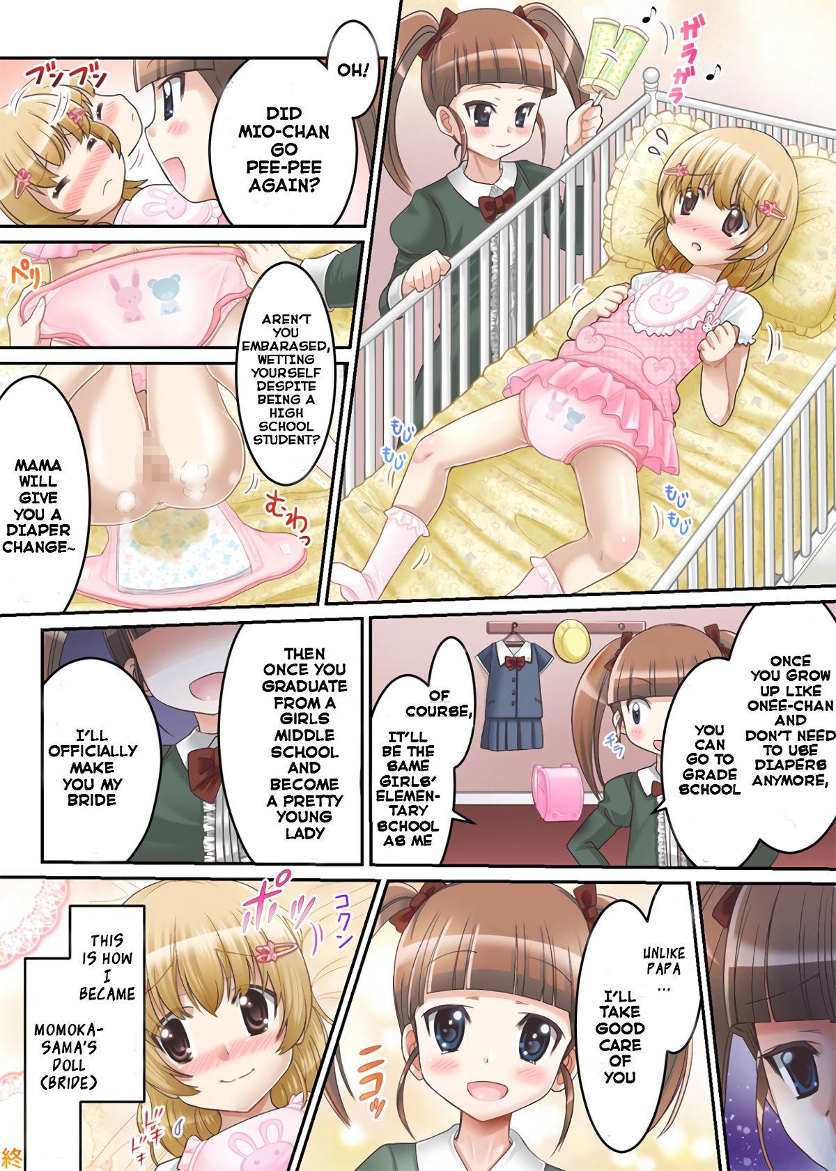 Naughty Momoka Ojou-sama no Milk Nomi Ningyou | Lady Momoka's Baby Doll - Original Gay Gloryhole - Page 6