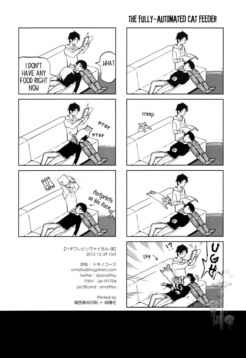 The Black and White Cat and Levi-san 35