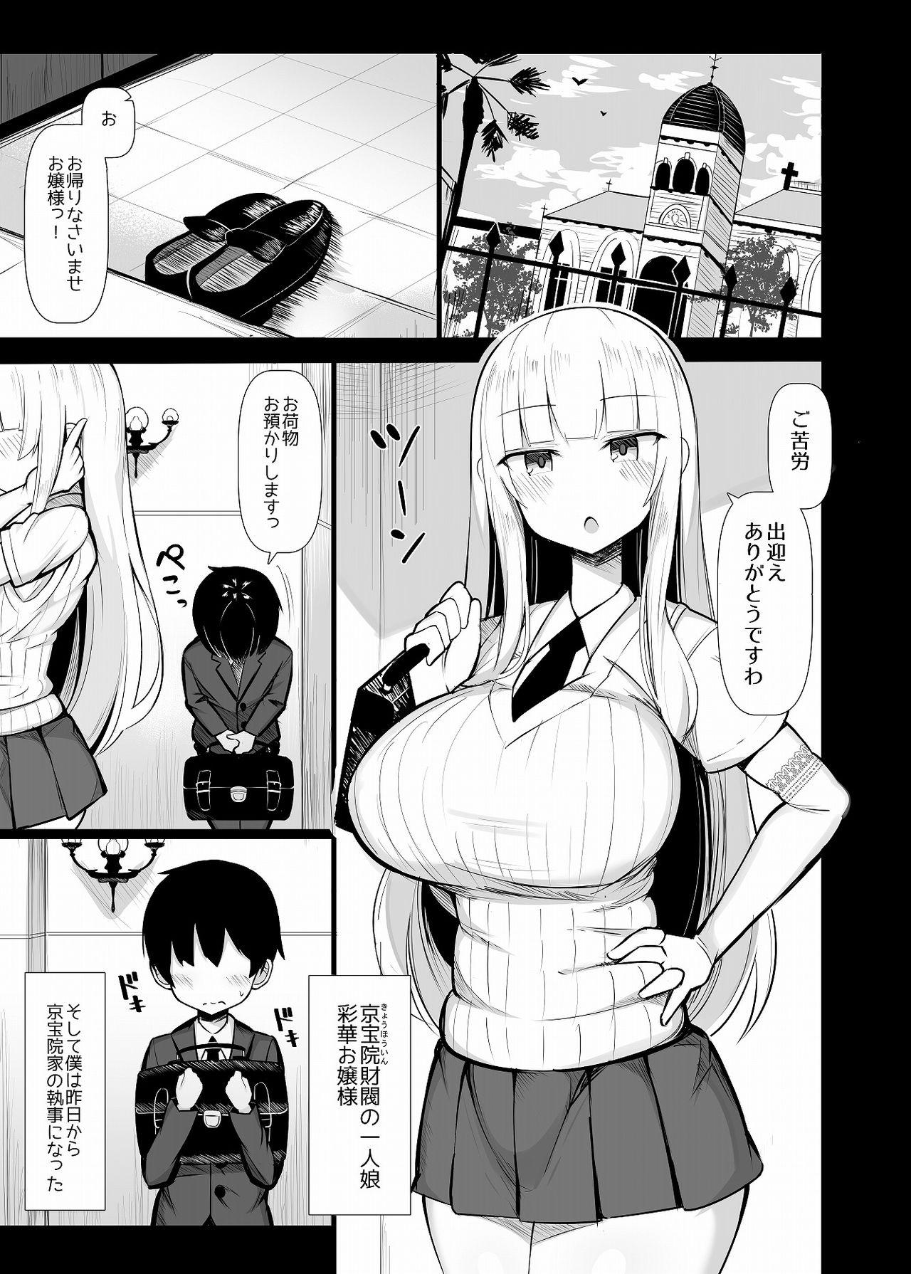 Gay Masturbation Ojou-sama ni Kawareta Boku - Original Big Pussy - Page 2