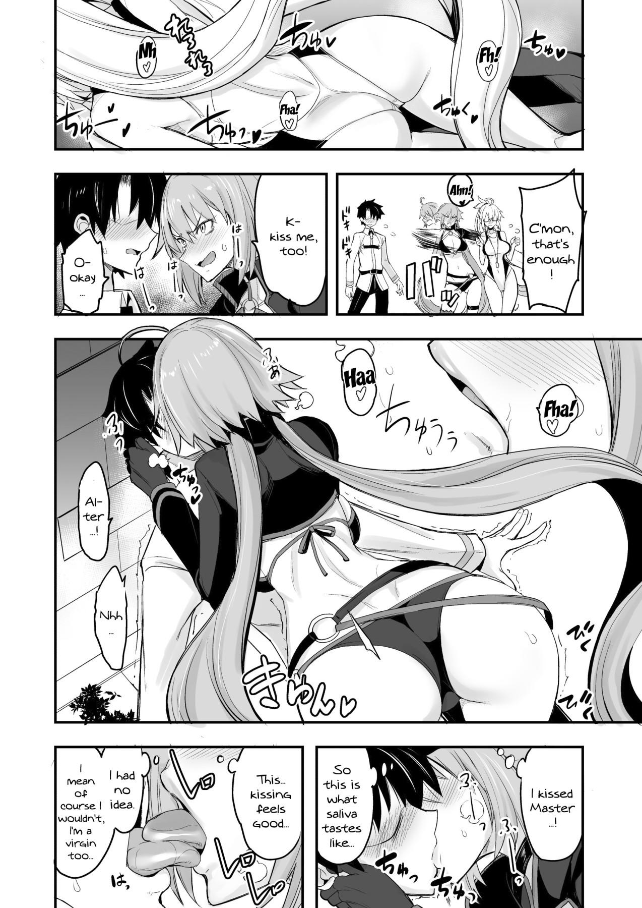 Longhair w jeanne vs master - Fate grand order Flash - Page 5