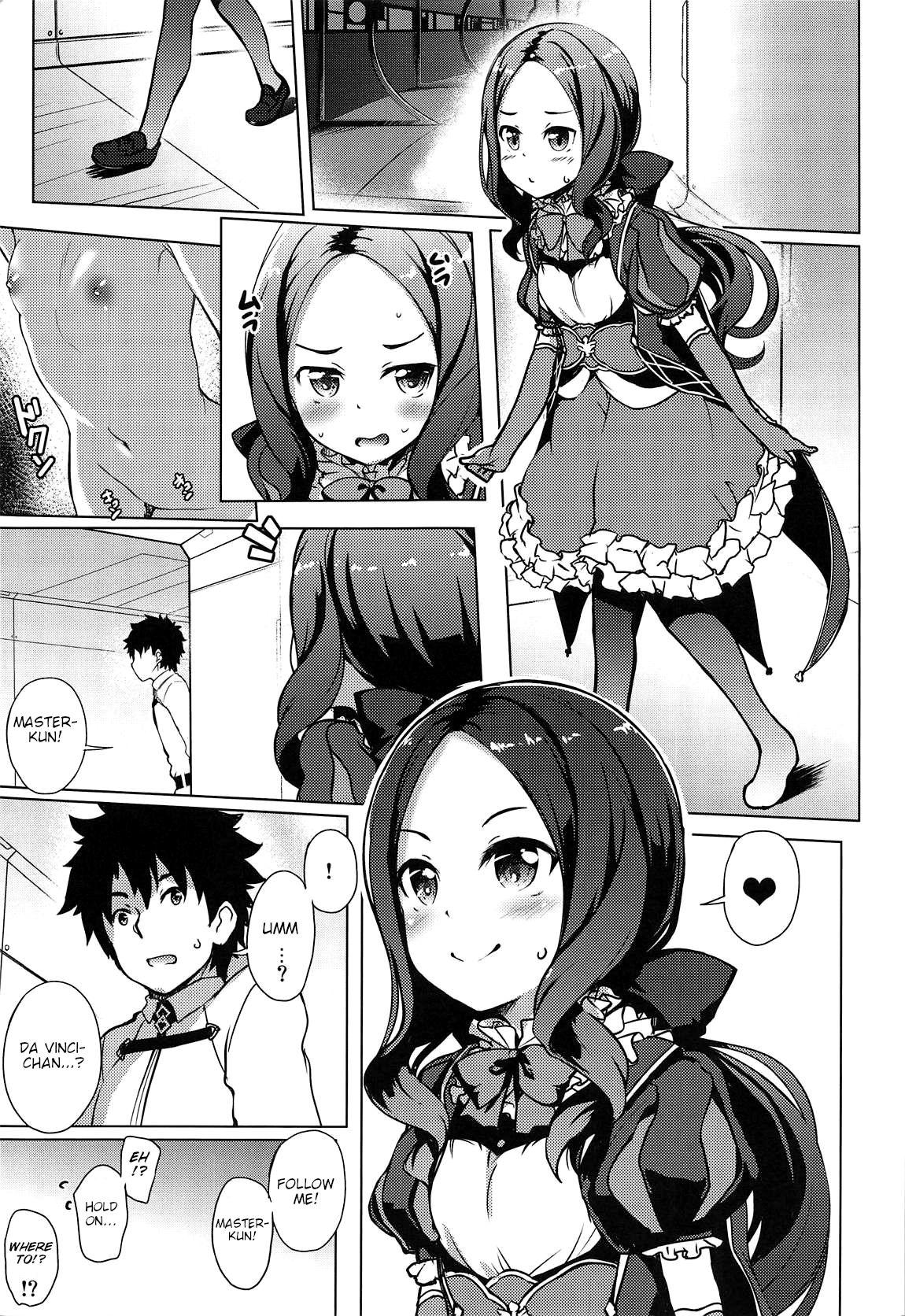 Ameture Porn Youjo no Da Vinci-chan wa Hatsujouchuu - Fate grand order Vip - Page 3