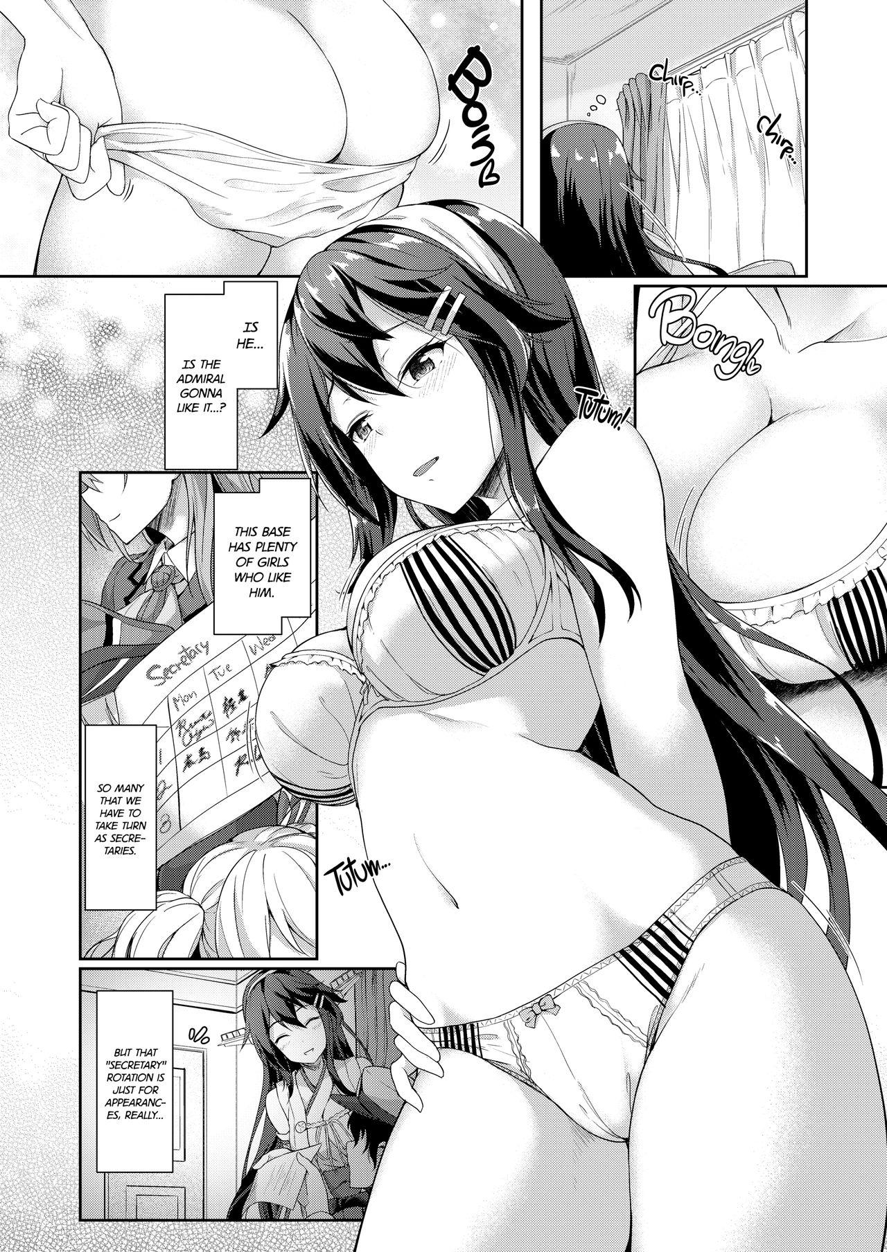 Siririca KonHaru Sandwich - Kantai collection Webcamchat - Page 2