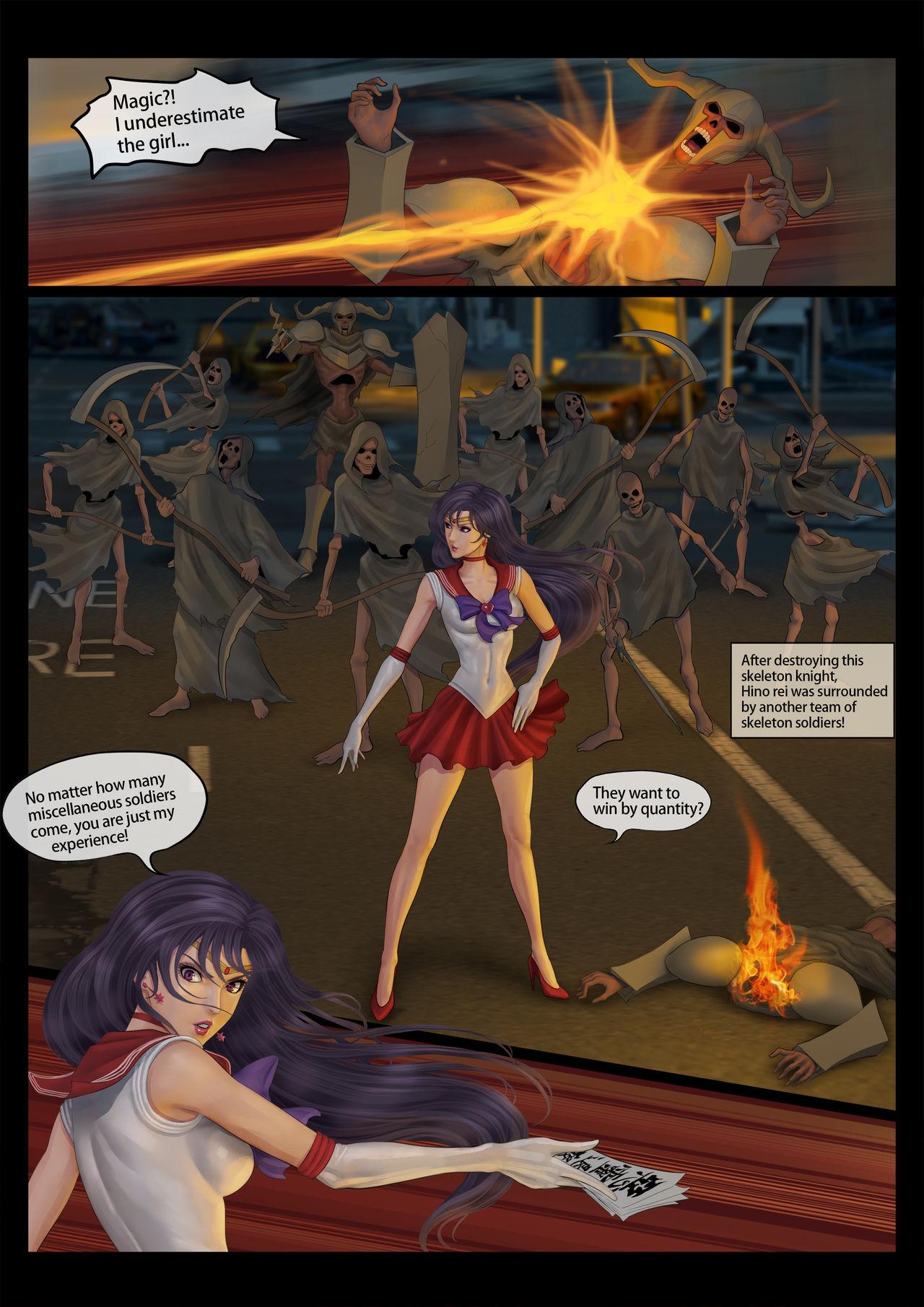Parody Sailor Mars feather fanbox COMPLETE - Overlord Sailor moon | bishoujo senshi sailor moon Double Penetration - Page 4