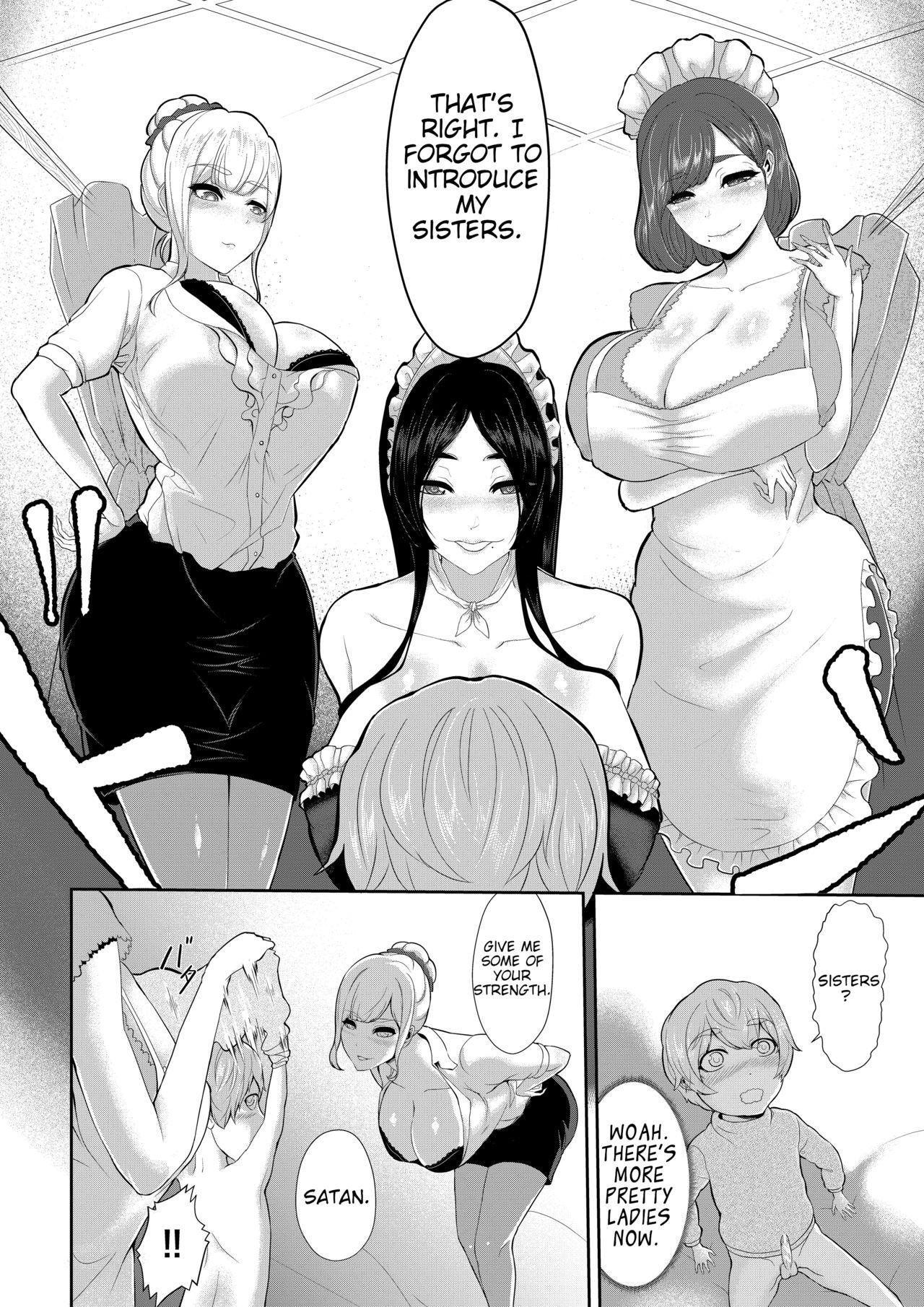 Striptease Shota Maou to Majo Dorei no Houshi | Shota Satan and the Witch Slaves Services - Original 18yo - Page 8