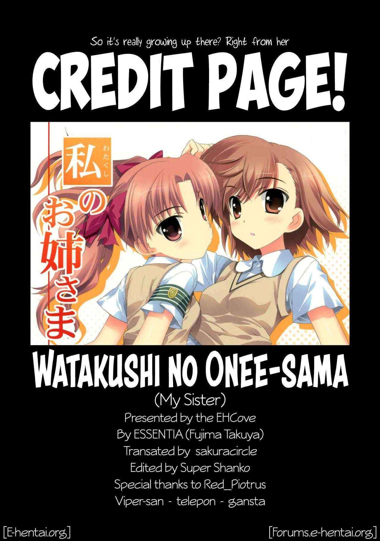 Chicks Watakushi no Onee-sama | My Sister - Toaru kagaku no railgun | a certain scientific railgun Unshaved - Page 17