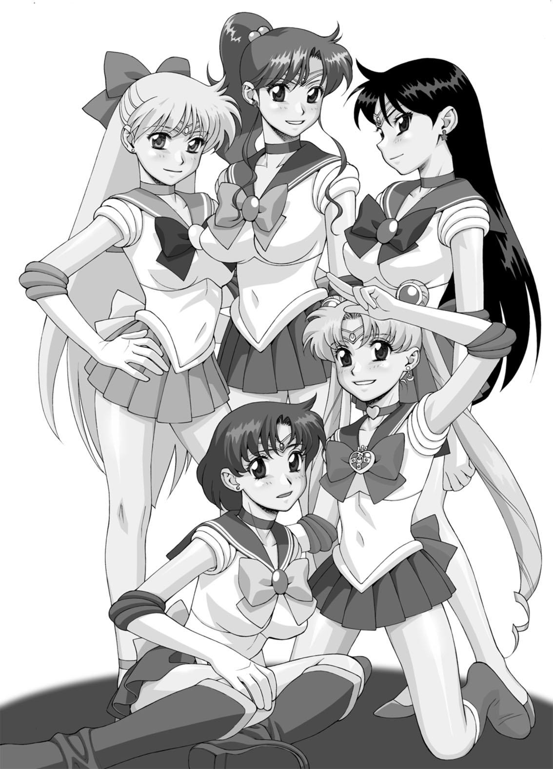 Club Tsuki ni Kawatte Nikomark - Sailor moon Suck - Page 3