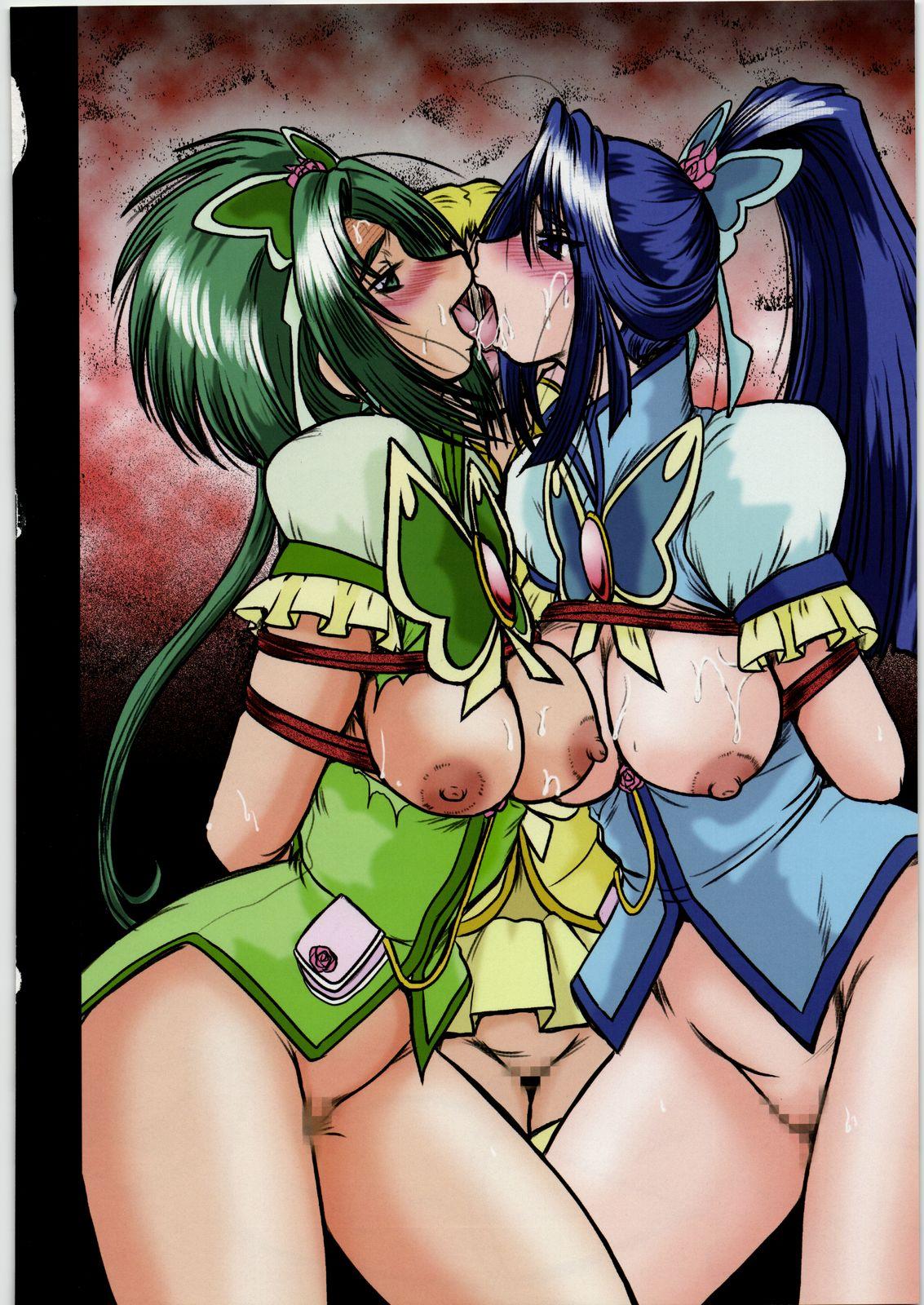 Cum On Tits F-63 Scribbling 7 - Yes precure 5 Reverse Cowgirl - Page 17