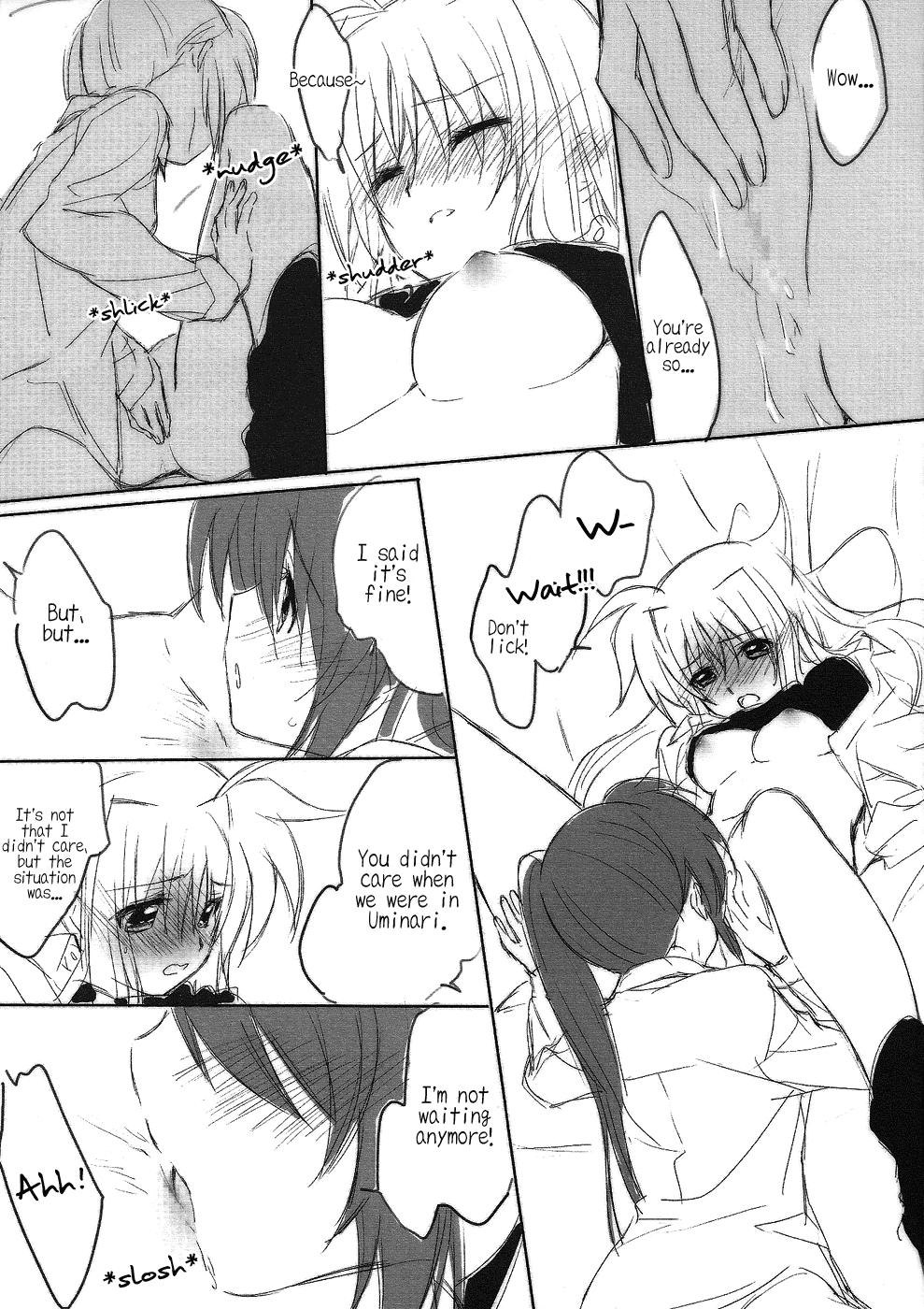 Penis Sucking Naked Feels - Mahou shoujo lyrical nanoha Exhib - Page 9