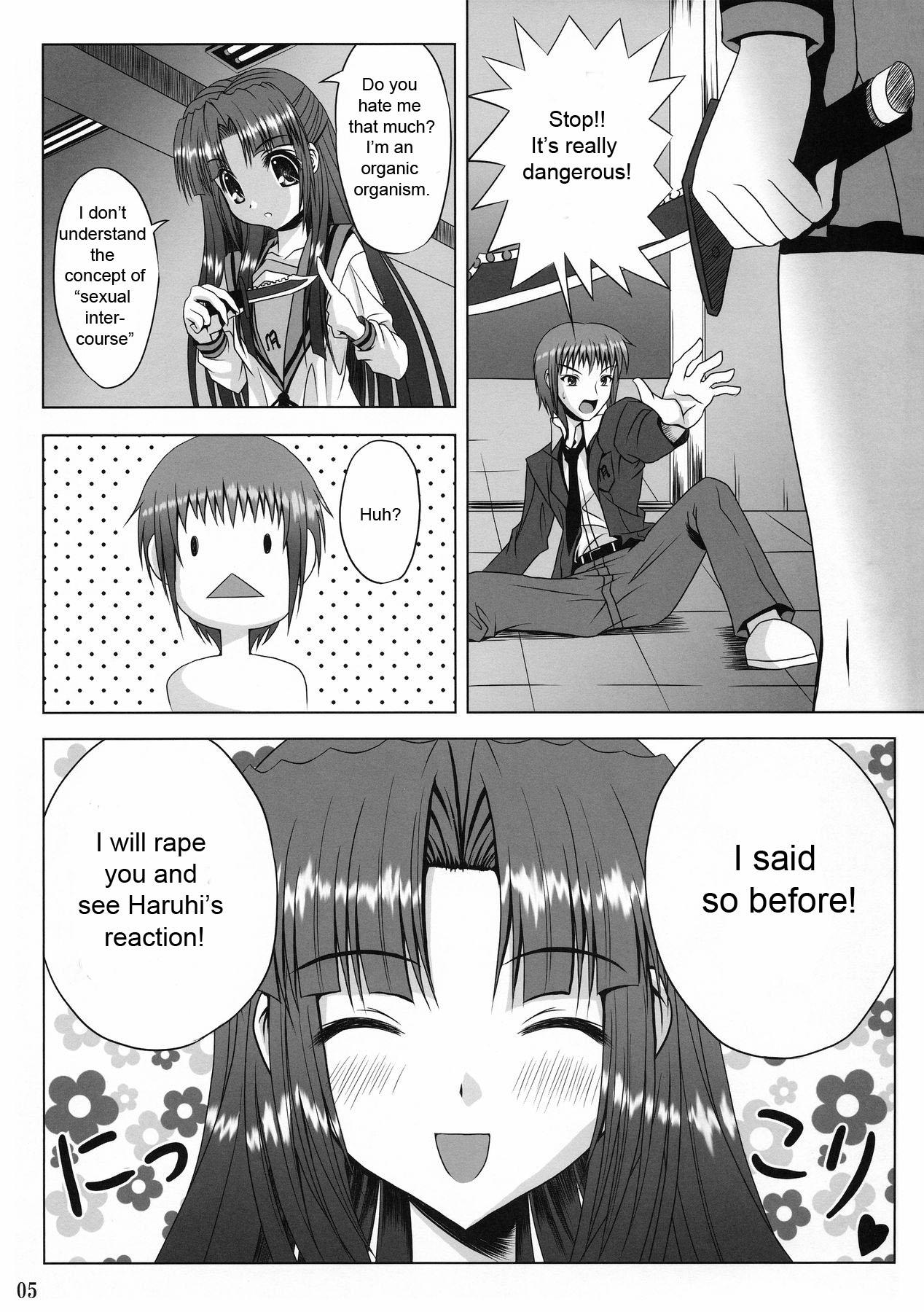 Doggie Style Porn FREEDOM! - The melancholy of haruhi suzumiya Duro - Page 3