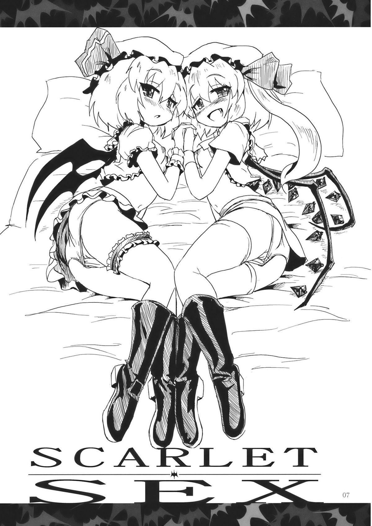 Insertion Scarlet Sex - Touhou project Shaved Pussy - Page 7