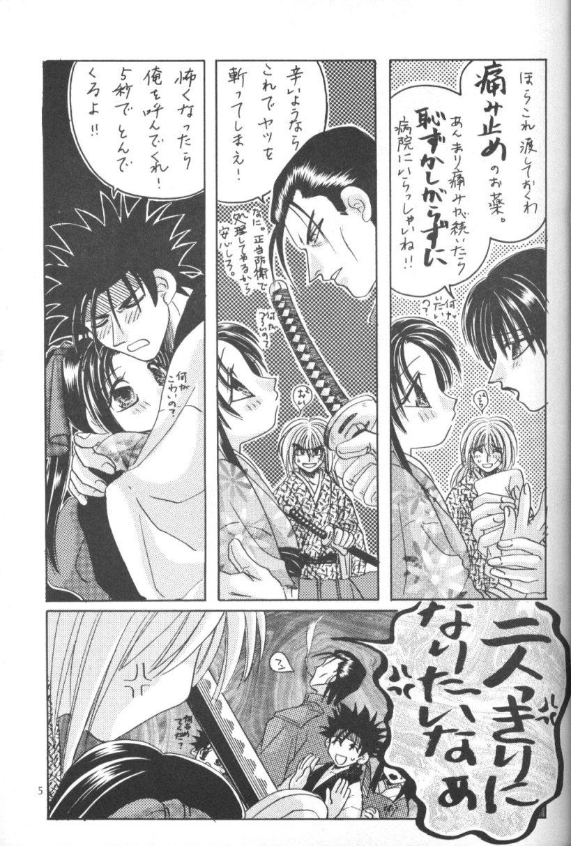 Lezdom Kei - Rurouni kenshin Whipping - Page 4