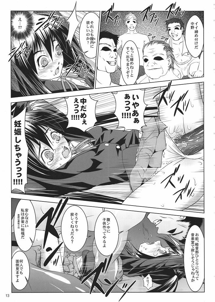 Grosso Azunyan Buchou Shuunin - K on Fetiche - Page 12