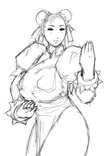 [8 no Ji Club]   Anguish Battle (Street Fighter / King of fighters ) + site sketches 38