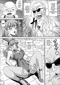 Footjob Sow in the Bunny- Dragon ball hentai Drunk Girl 8