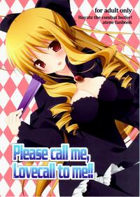 Please call me, Lovecall to me!! 1