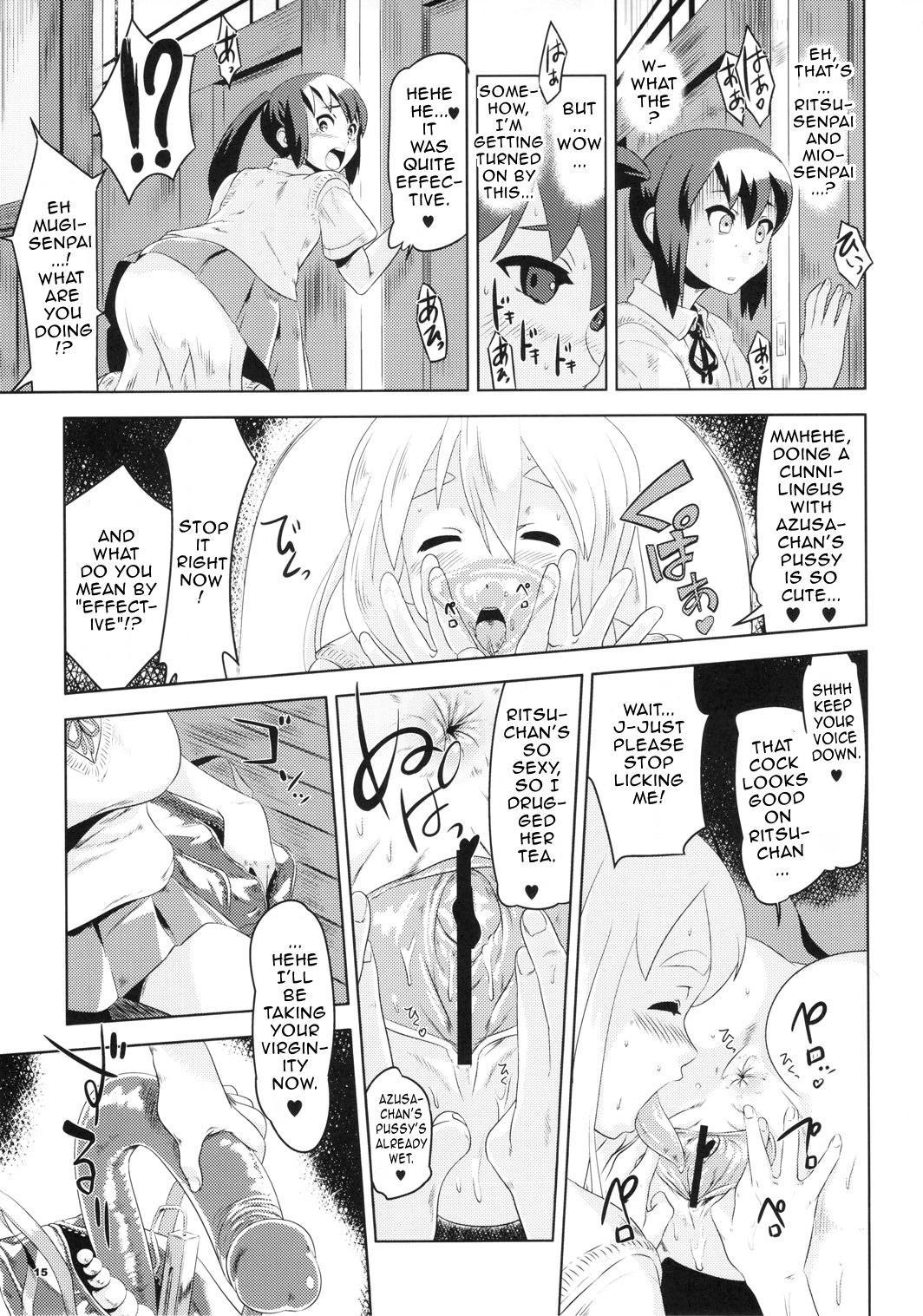 Gay Interracial K-ON Drill Futanari! - K on Party - Page 14