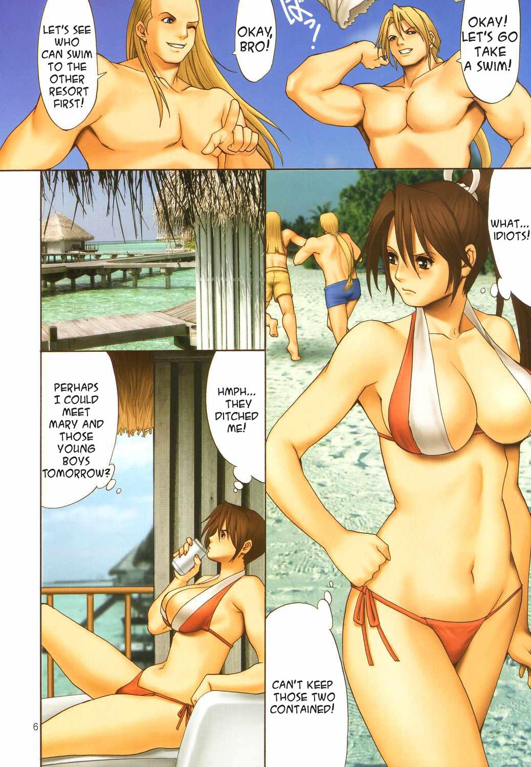 Best Blowjobs Ever Yuri & Friends Full Color 7 - King of fighters Massage - Page 4