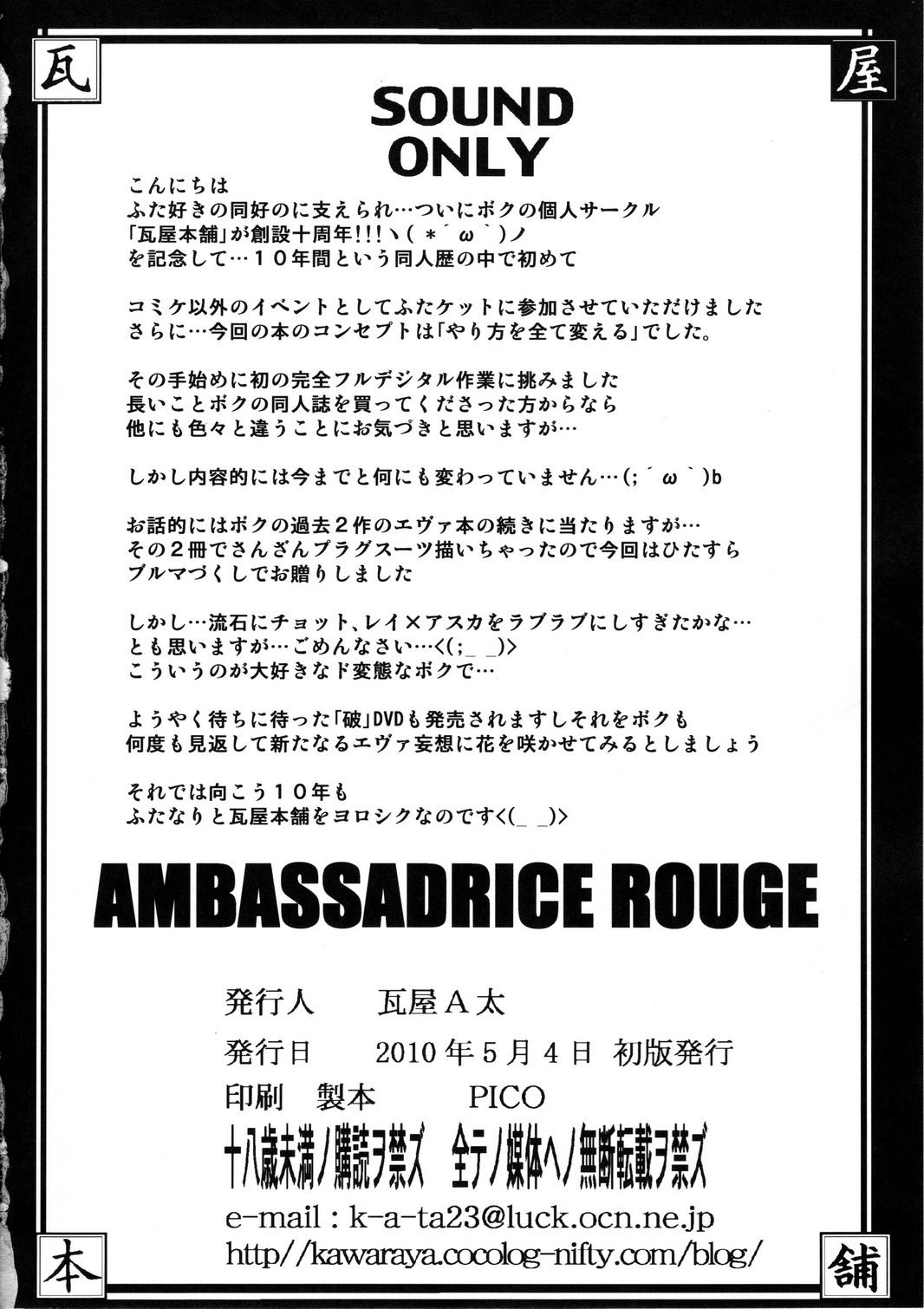 Ambassadrice Rouge 30